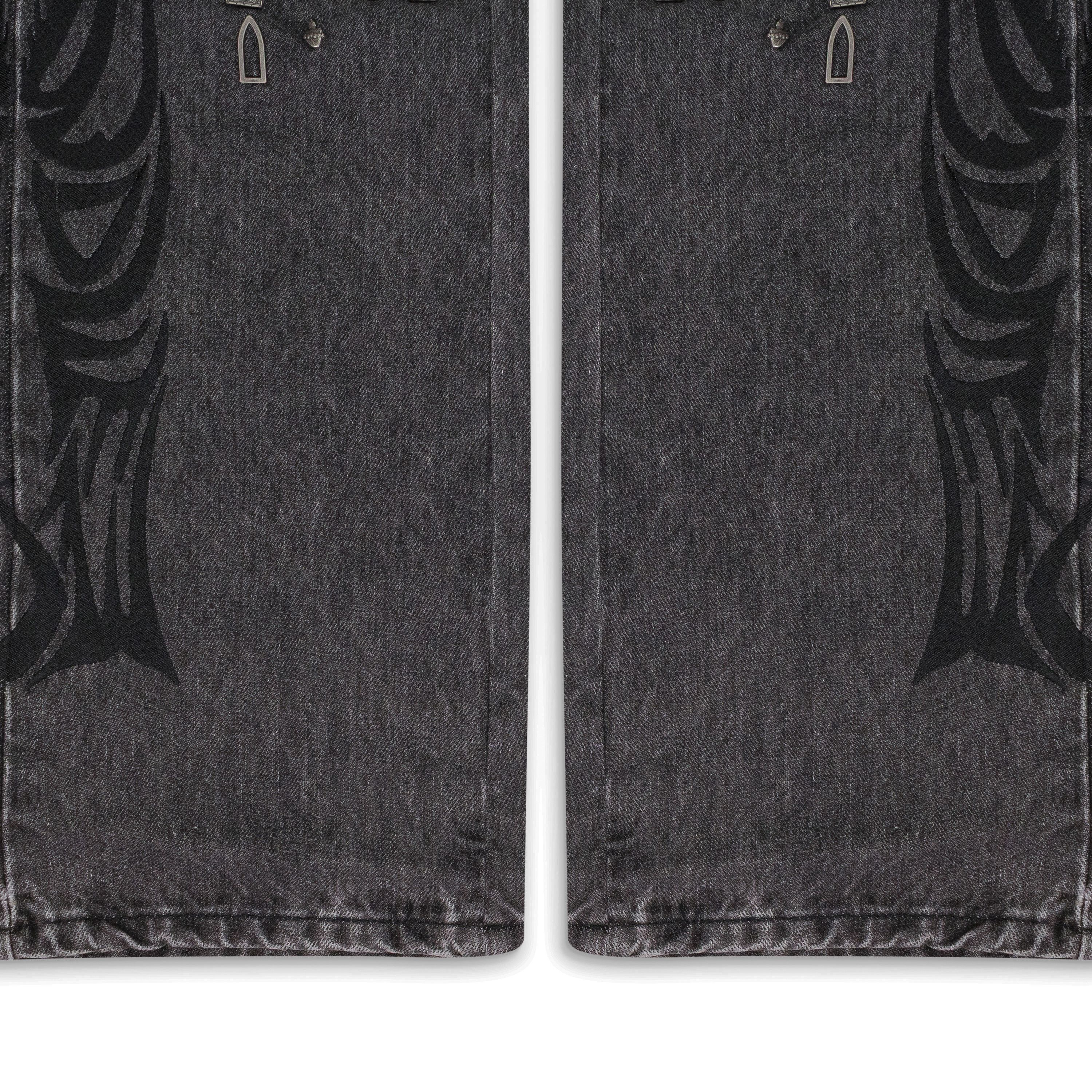 Who Decides War Who decides war BLK CENTRALIZED STRAIGHT-FIT JEANS Size US 32 / EU 48 - 5 Thumbnail