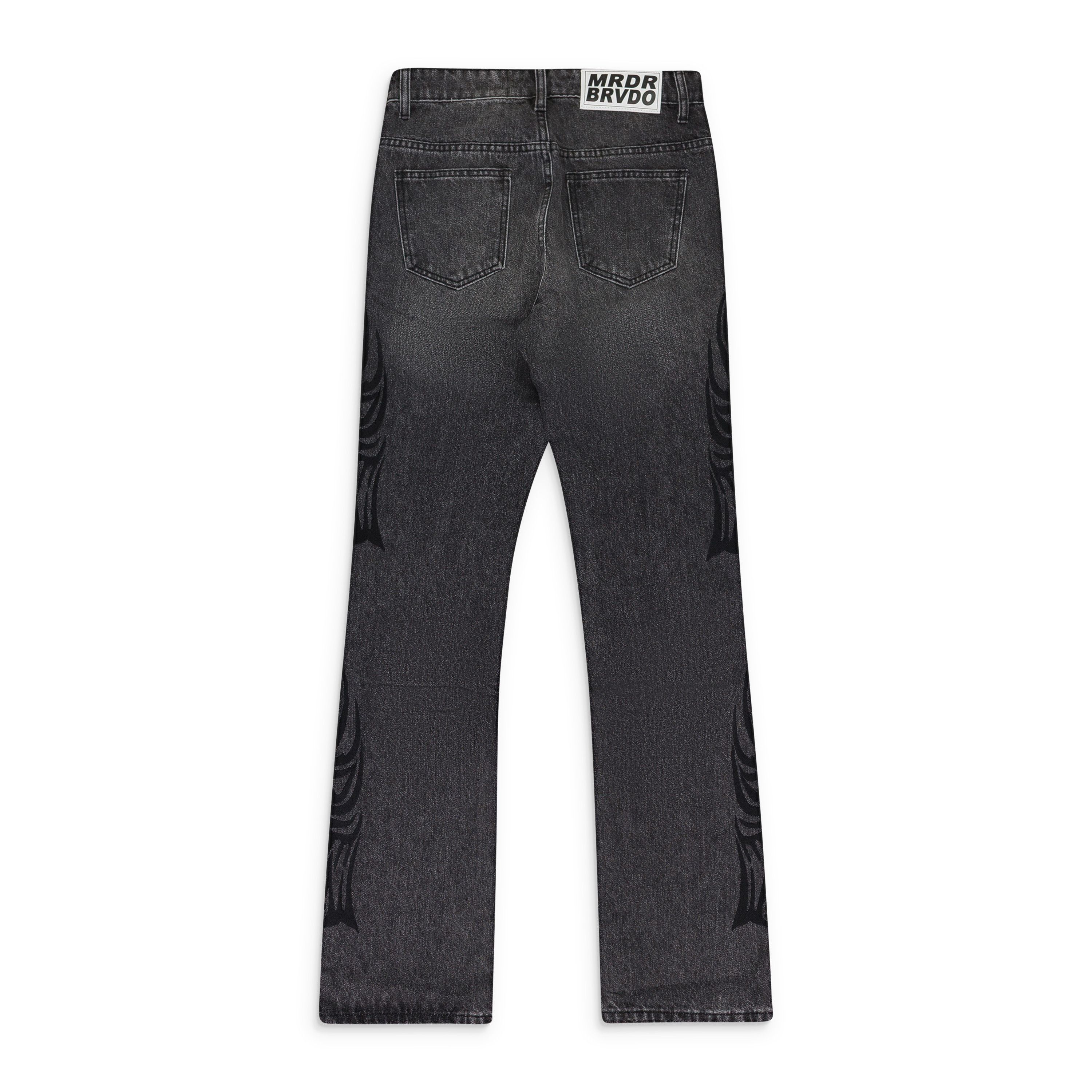 Who Decides War Who decides war BLK CENTRALIZED STRAIGHT-FIT JEANS Size US 32 / EU 48 - 2 Thumbnail