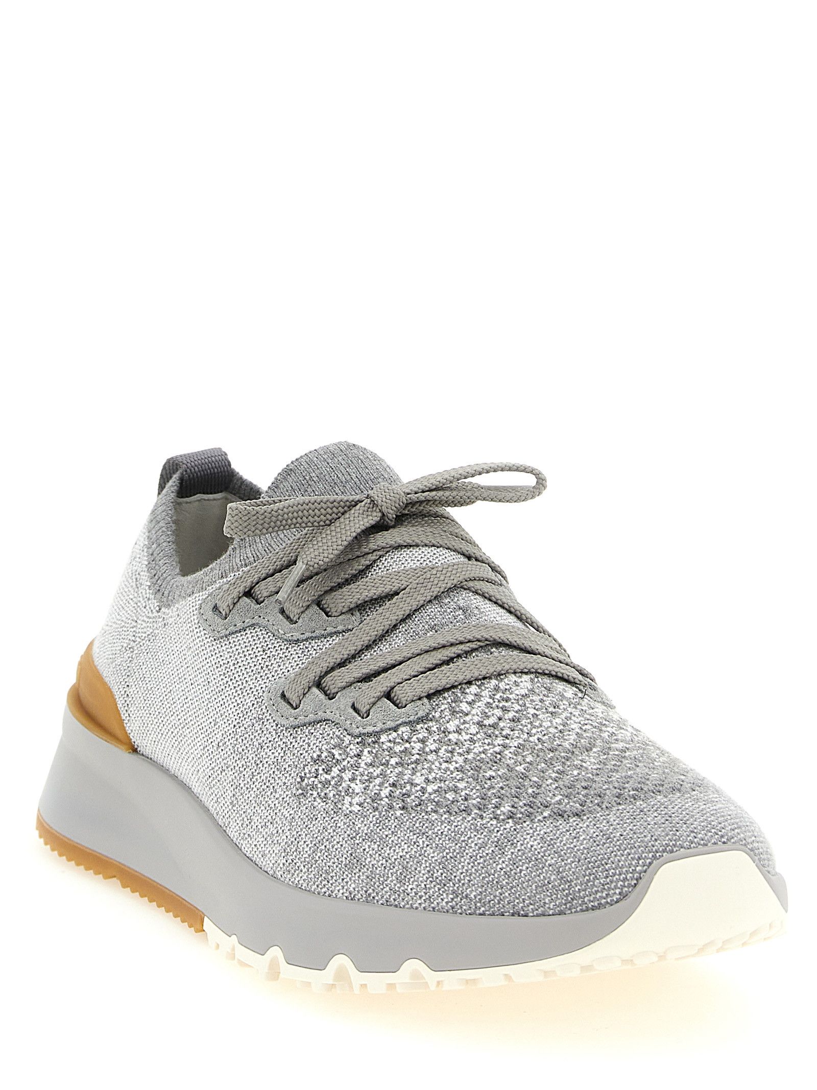 Brunello Cucinelli Knitted Sneakers Size US 7 / EU 40 - 2 Thumbnail