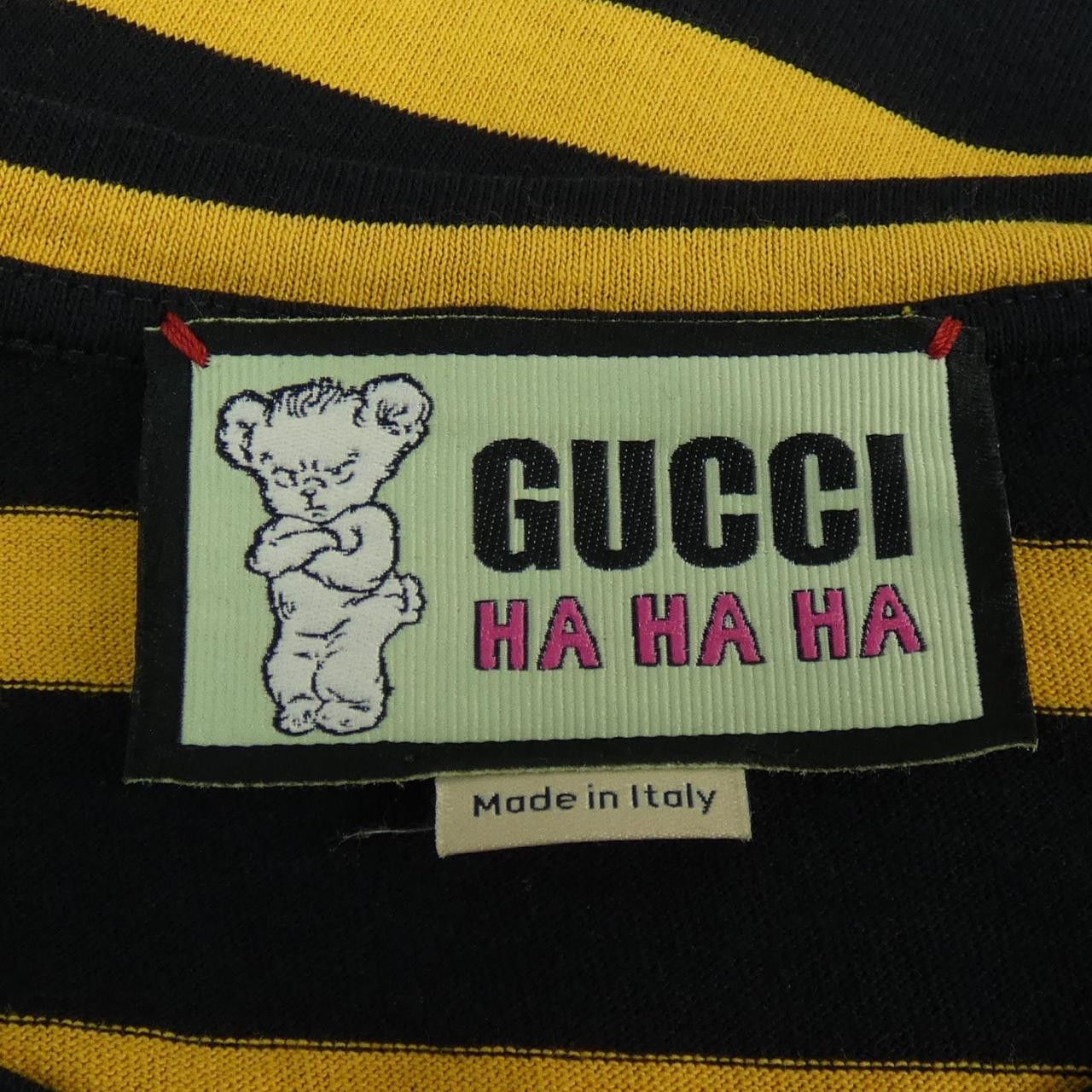 Gucci Gucci Gucci T-shirt T-shirt Textile T-Shirts 721418XJE3Z DUTY FREE for USA Size ONE SIZE - 4 Thumbnail