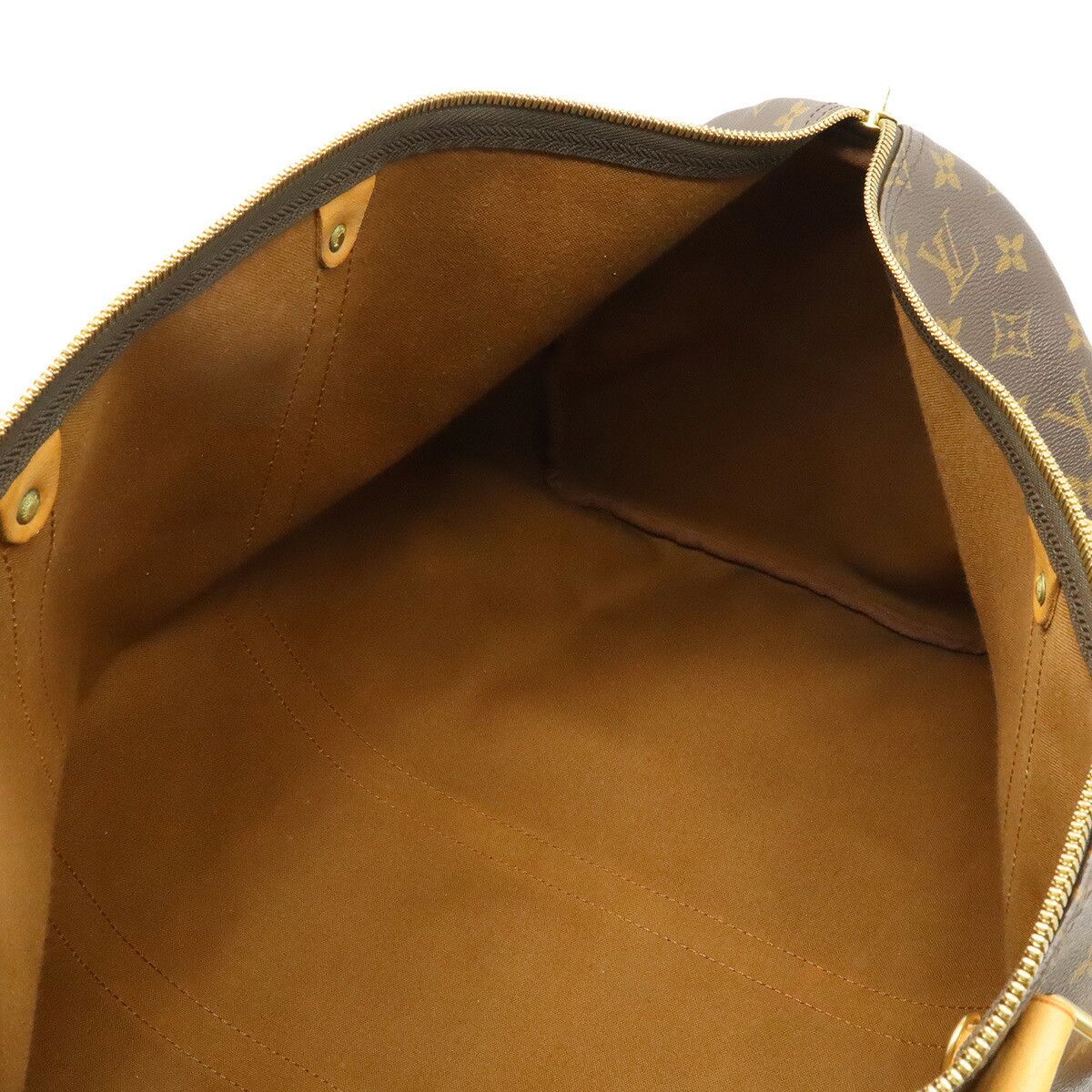 Louis Vuitton Louis Vuitton Louis Vuitton Keepall Monogram Travel Boston Bag Textile Travel Bag M41424 DUTY FREE for USA Size ONE SIZE - 6 Thumbnail