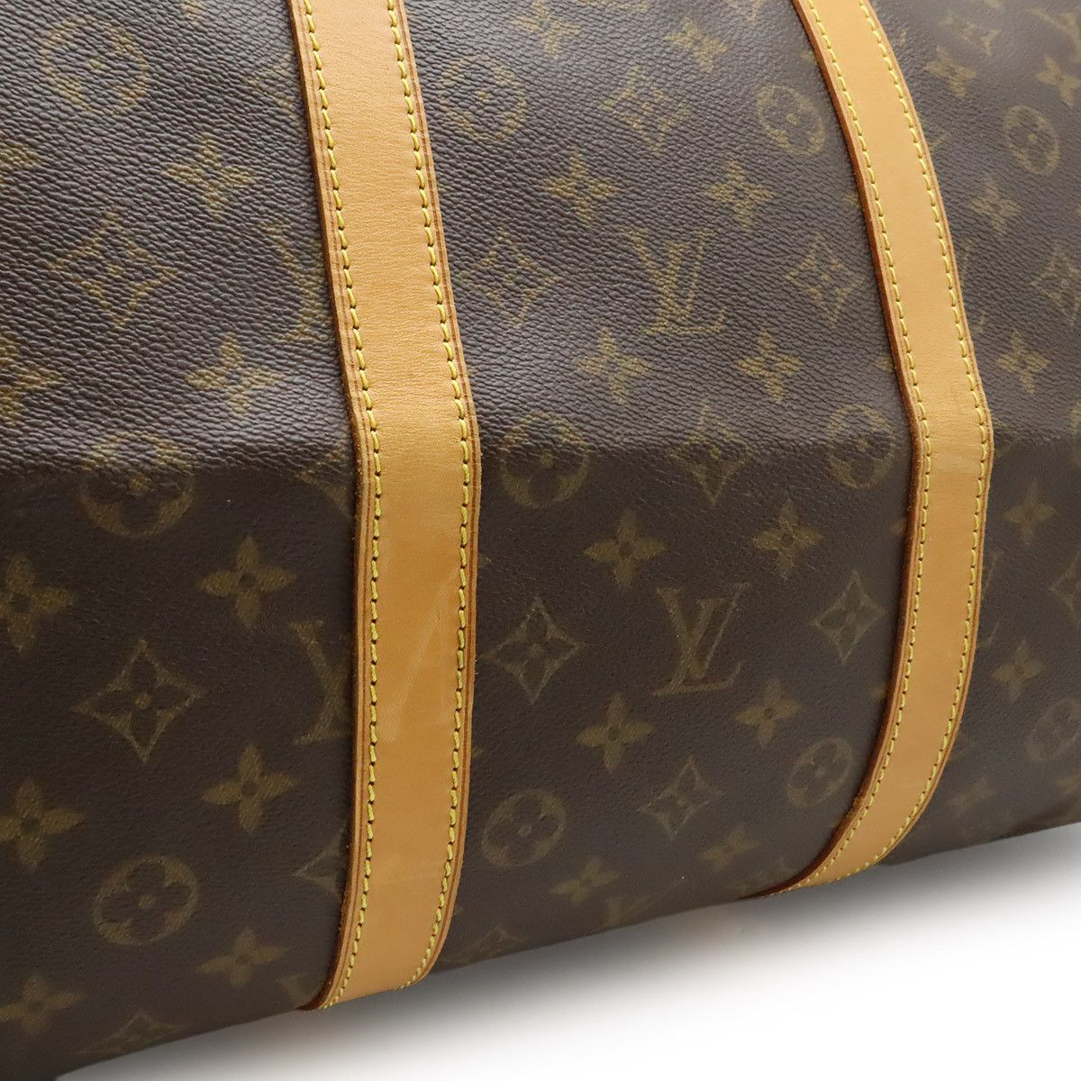 Louis Vuitton Louis Vuitton Louis Vuitton Keepall Monogram Travel Boston Bag Textile Travel Bag M41424 DUTY FREE for USA Size ONE SIZE - 7 Thumbnail