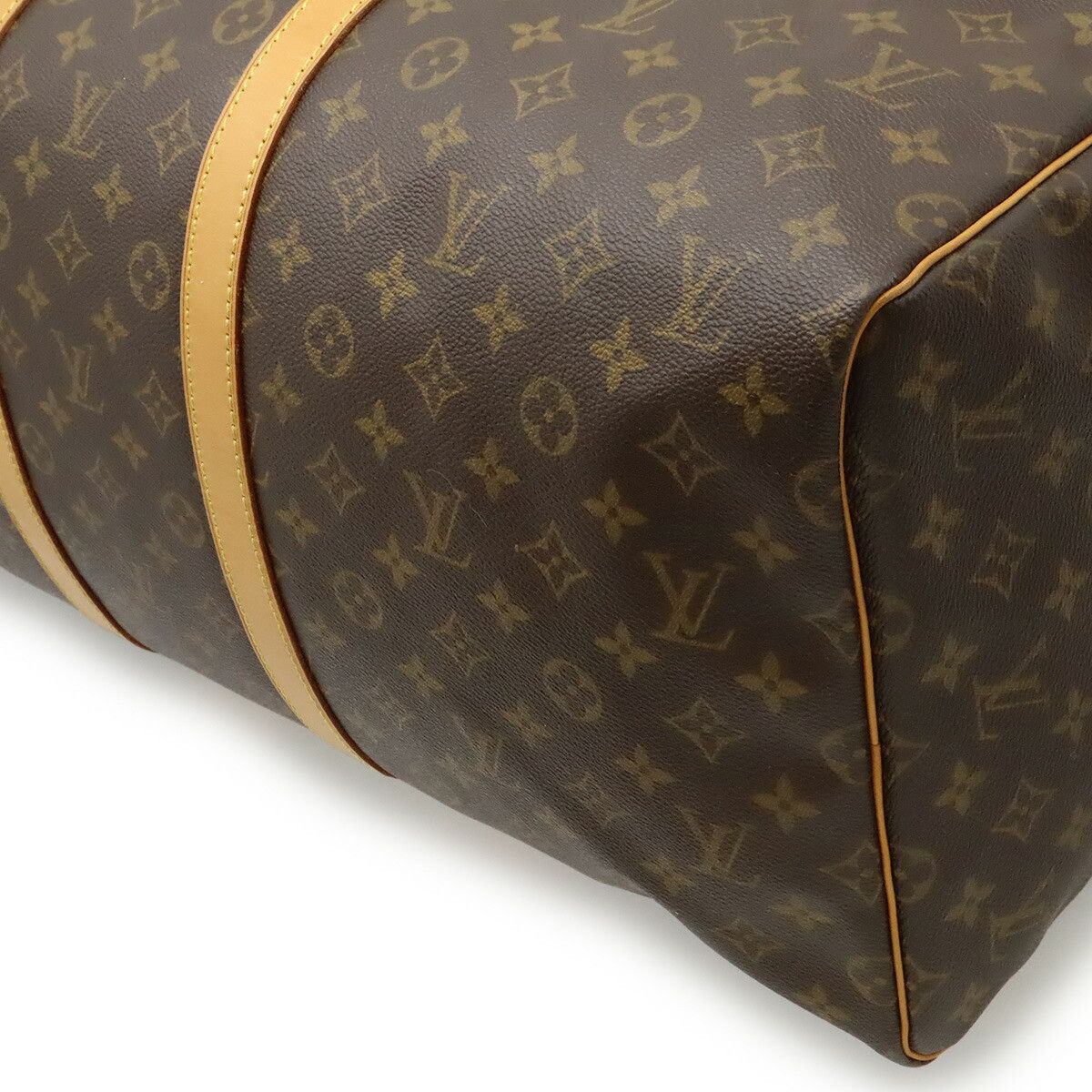 Louis Vuitton Louis Vuitton Louis Vuitton Keepall Monogram Travel Boston Bag Textile Travel Bag M41424 DUTY FREE for USA Size ONE SIZE - 3 Thumbnail