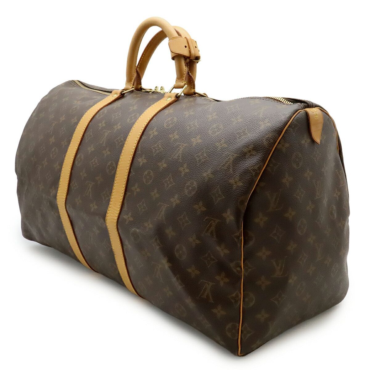Louis Vuitton Louis Vuitton Louis Vuitton Keepall Monogram Travel Boston Bag Textile Travel Bag M41424 DUTY FREE for USA Size ONE SIZE - 2 Thumbnail