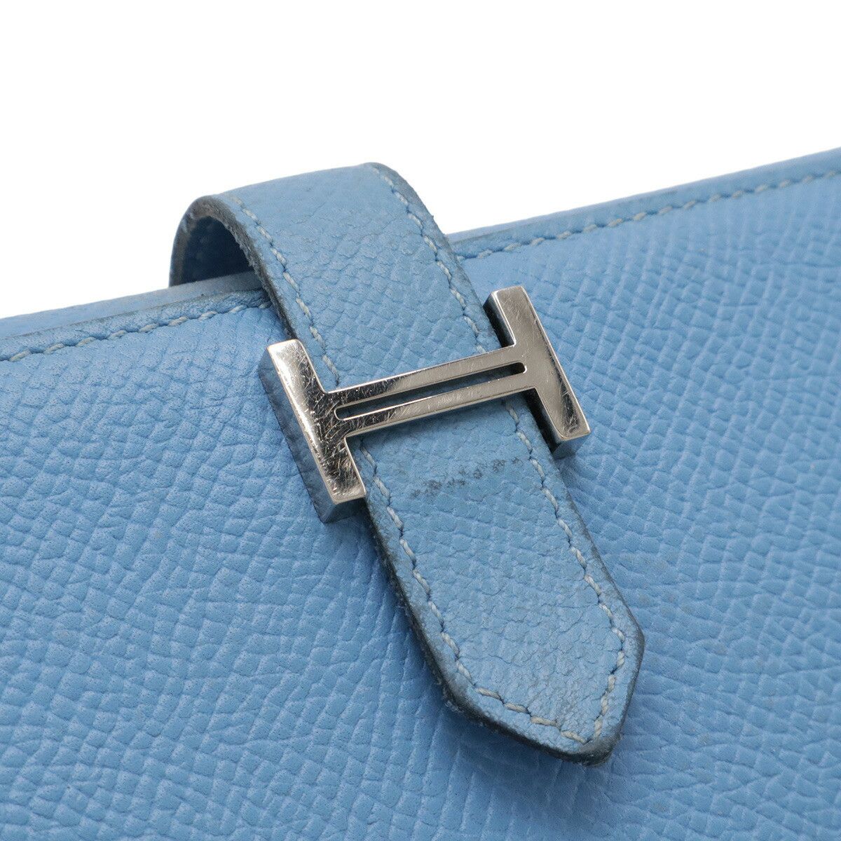Hermes Hermes Hermès Béarn 2PLIS VEAU EPSOM Long Wallet Leather Long Wallet Stamp T (2015) DUTY FREE for USA Size ONE SIZE - 4 Thumbnail