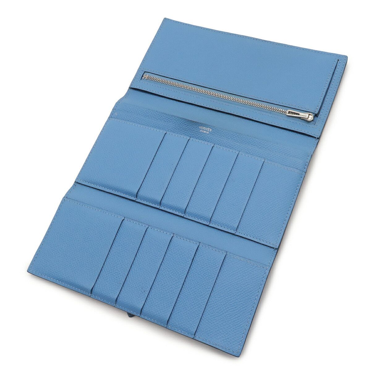 Hermes Hermes Hermès Béarn 2PLIS VEAU EPSOM Long Wallet Leather Long Wallet Stamp T (2015) DUTY FREE for USA Size ONE SIZE - 5 Thumbnail