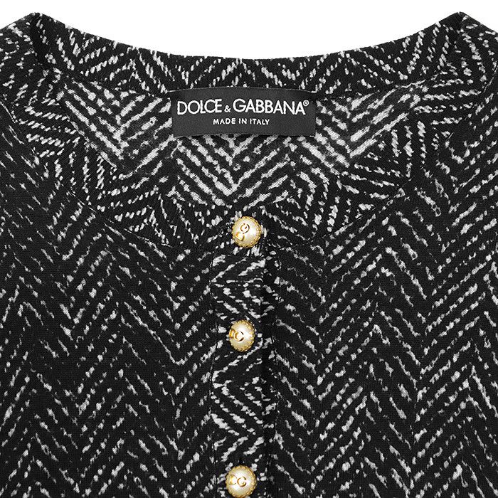 Dolce & Gabbana Dolce & Gabbana Dolce&Gabbana Wool Knit Cardigan Textile Tops DUTY FREE for USA Size ONE SIZE - 6 Thumbnail