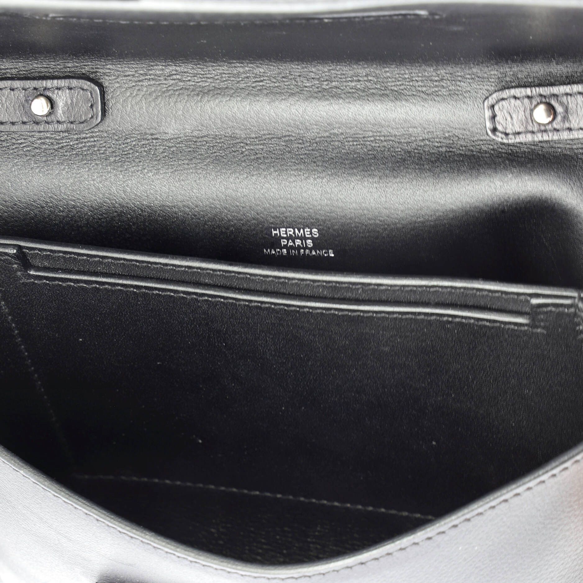 Hermes H Passant Clutch Shoulder Bag Evercolor Size ONE SIZE - 5 Thumbnail