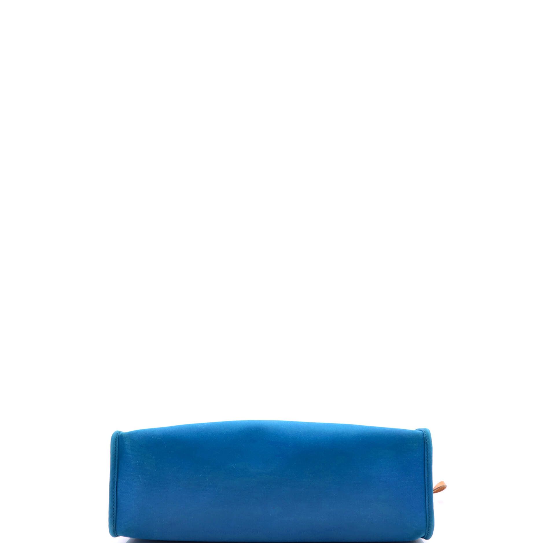 Hermes Herbag Zip Leather and Toile 31 Size ONE SIZE - 4 Thumbnail