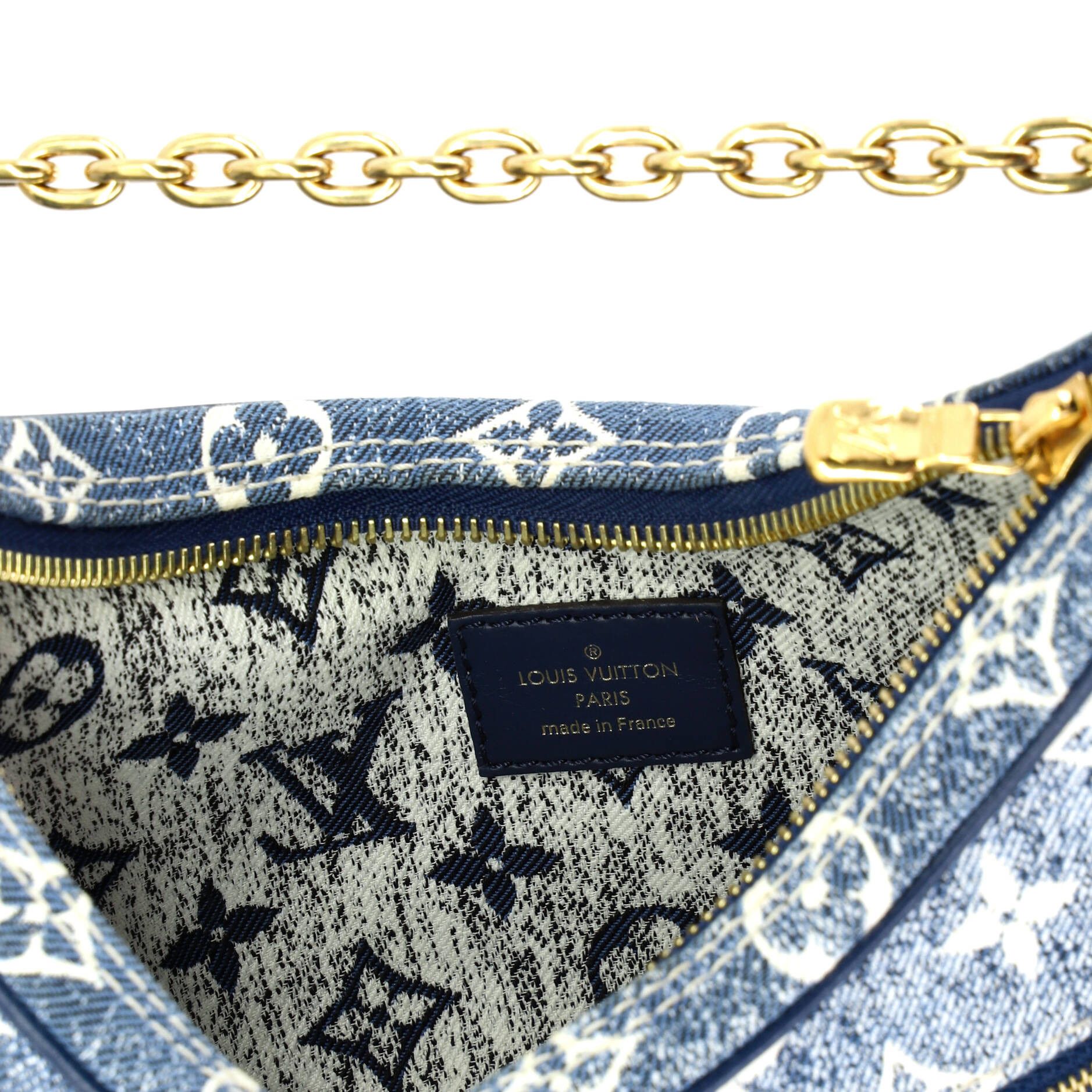 Louis Vuitton Loop Handbag Monogram Jacquard Denim Size ONE SIZE - 5 Thumbnail