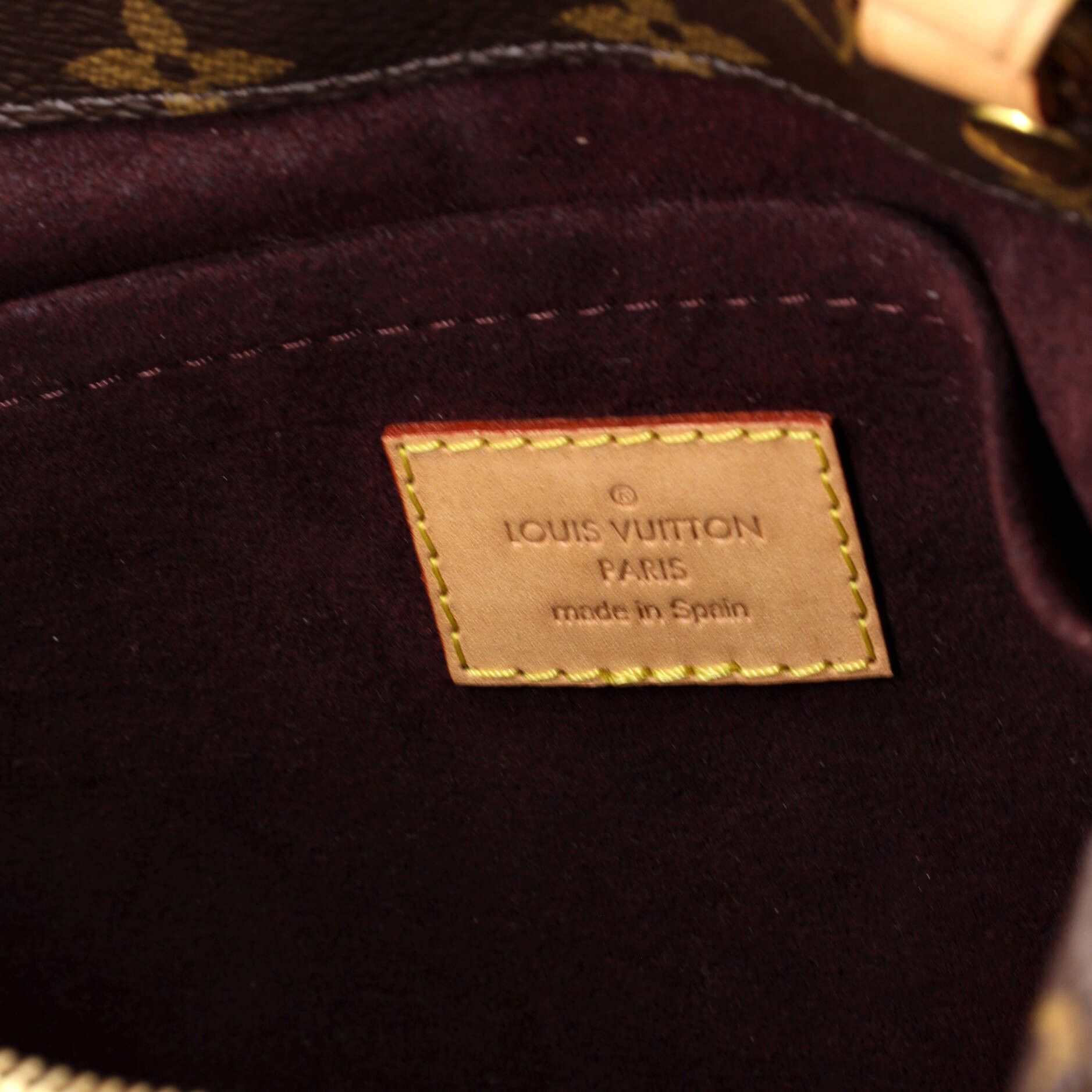 Louis Vuitton Montaigne Handbag Monogram Canvas BB Size ONE SIZE - 6 Thumbnail