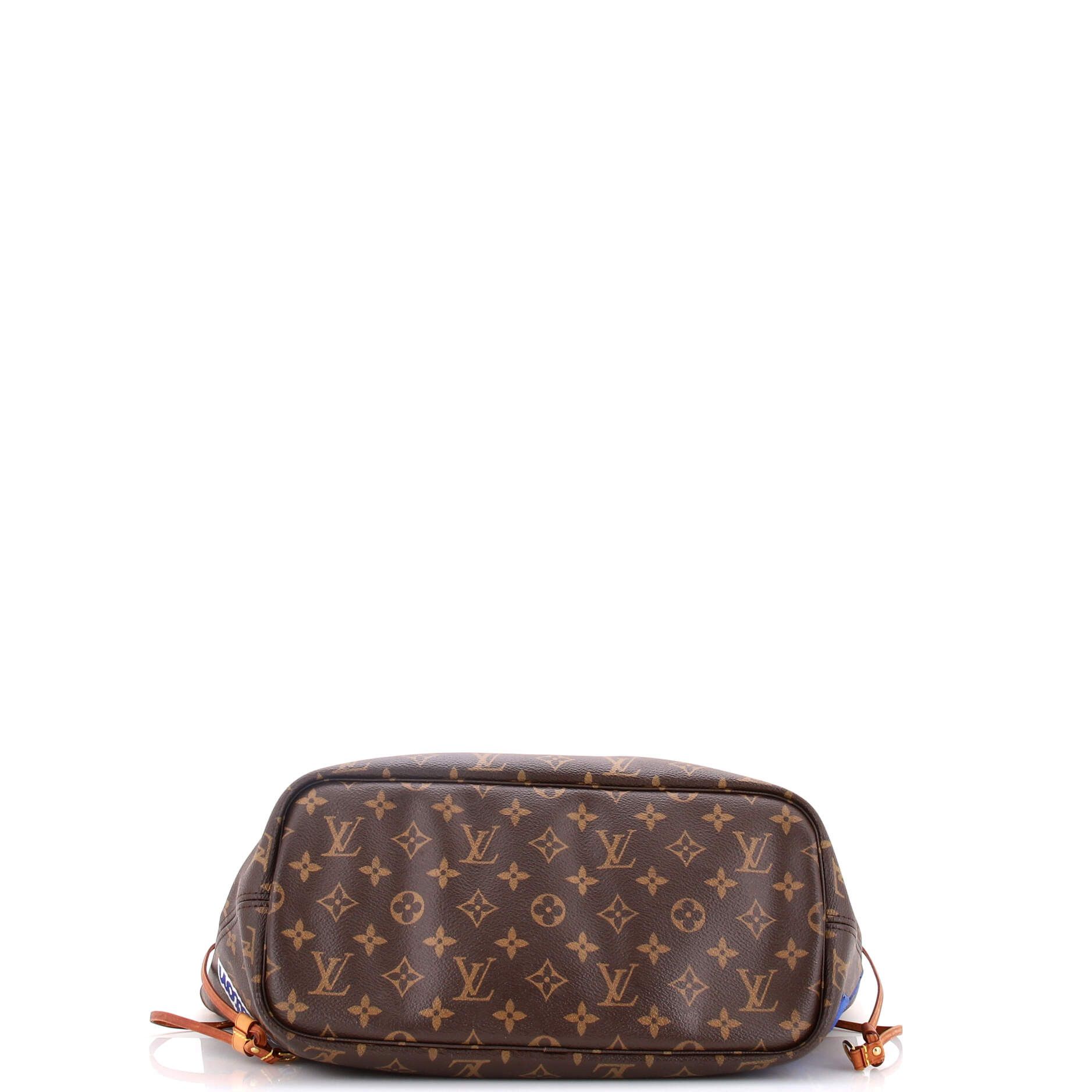 Louis Vuitton Neverfull NM Tote Limited Edition Patches Monogram Canvas MM Size ONE SIZE - 4 Thumbnail