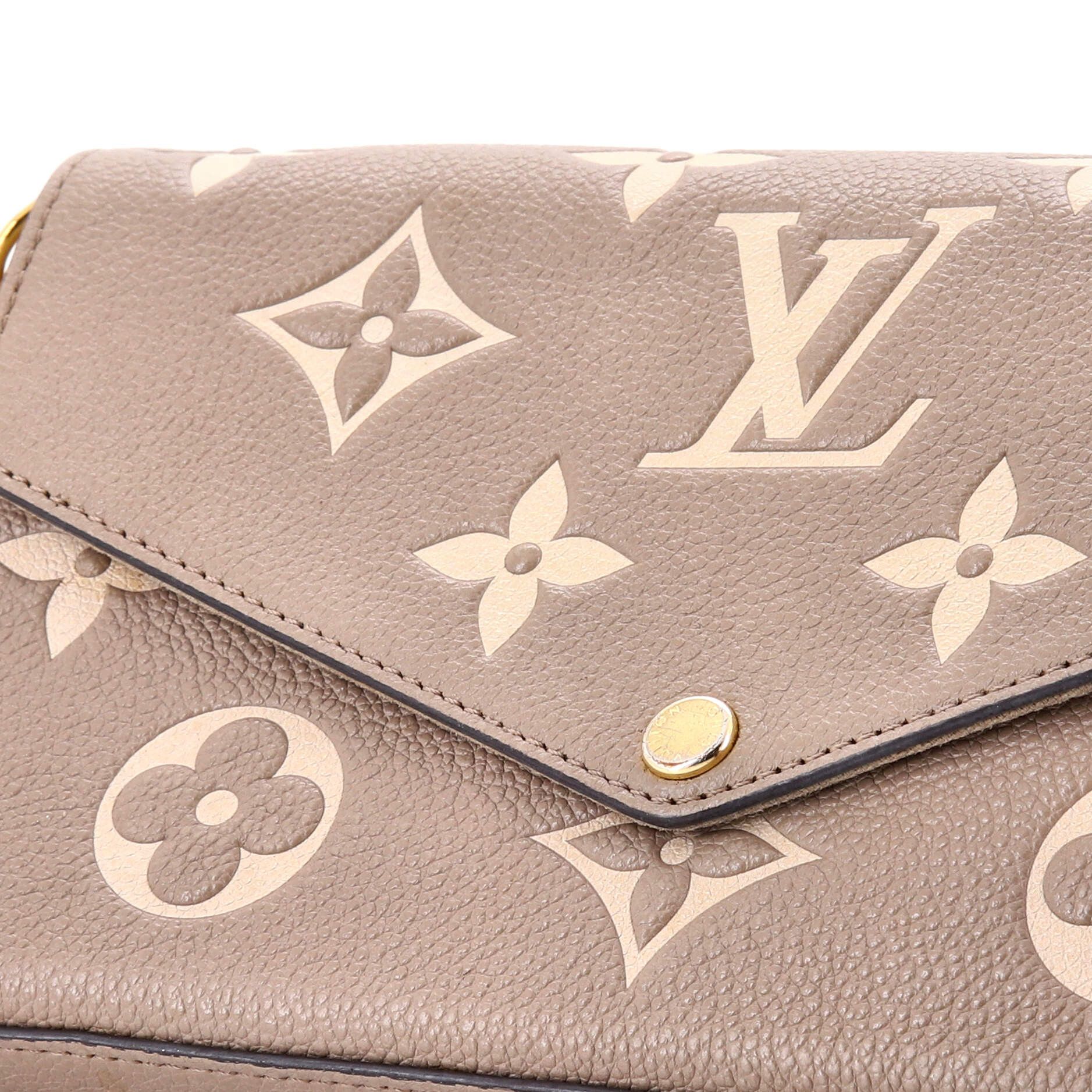 Louis Vuitton Felicie Pochette Bicolor Monogram Empreinte Giant Size ONE SIZE - 5 Thumbnail
