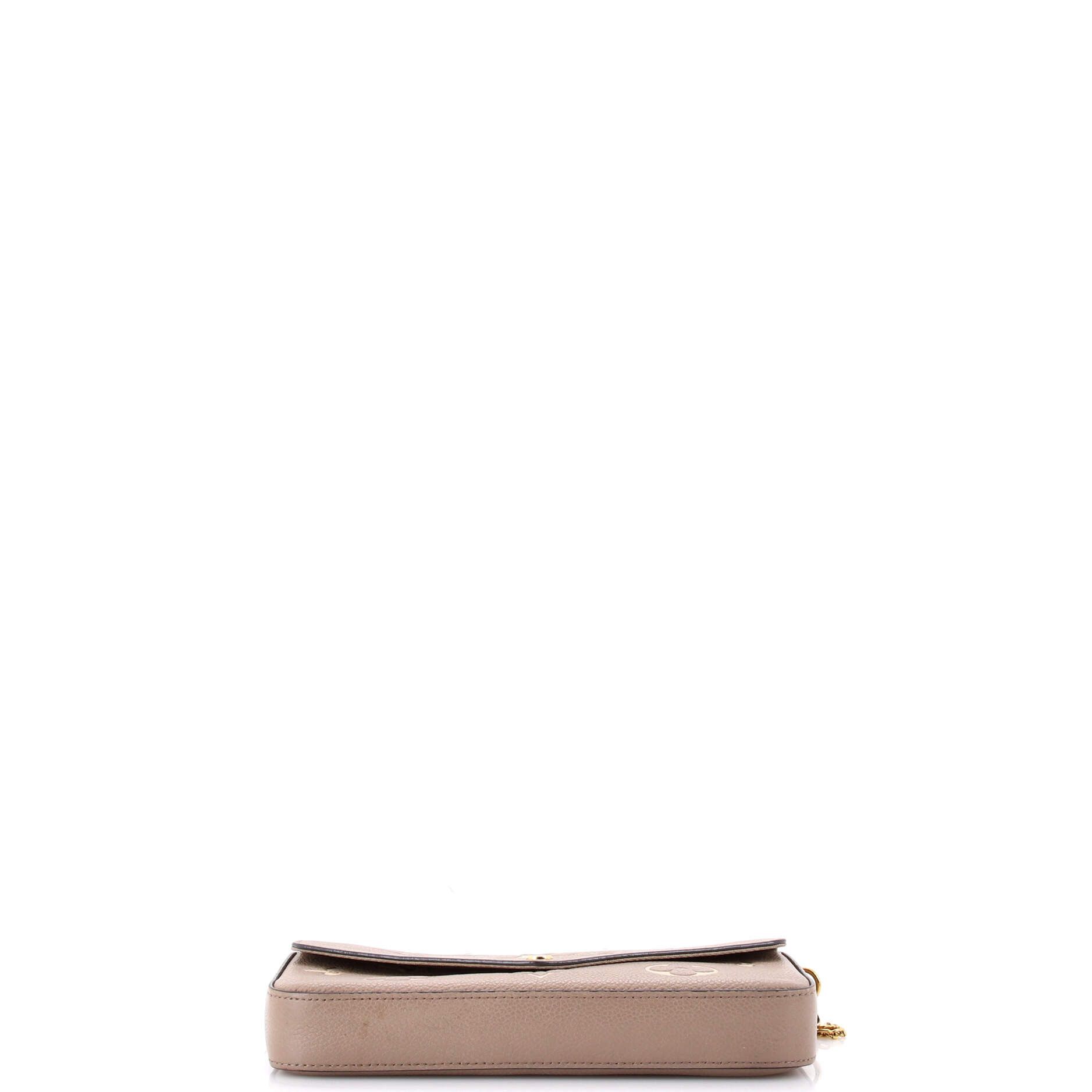 Louis Vuitton Felicie Pochette Bicolor Monogram Empreinte Giant Size ONE SIZE - 3 Thumbnail