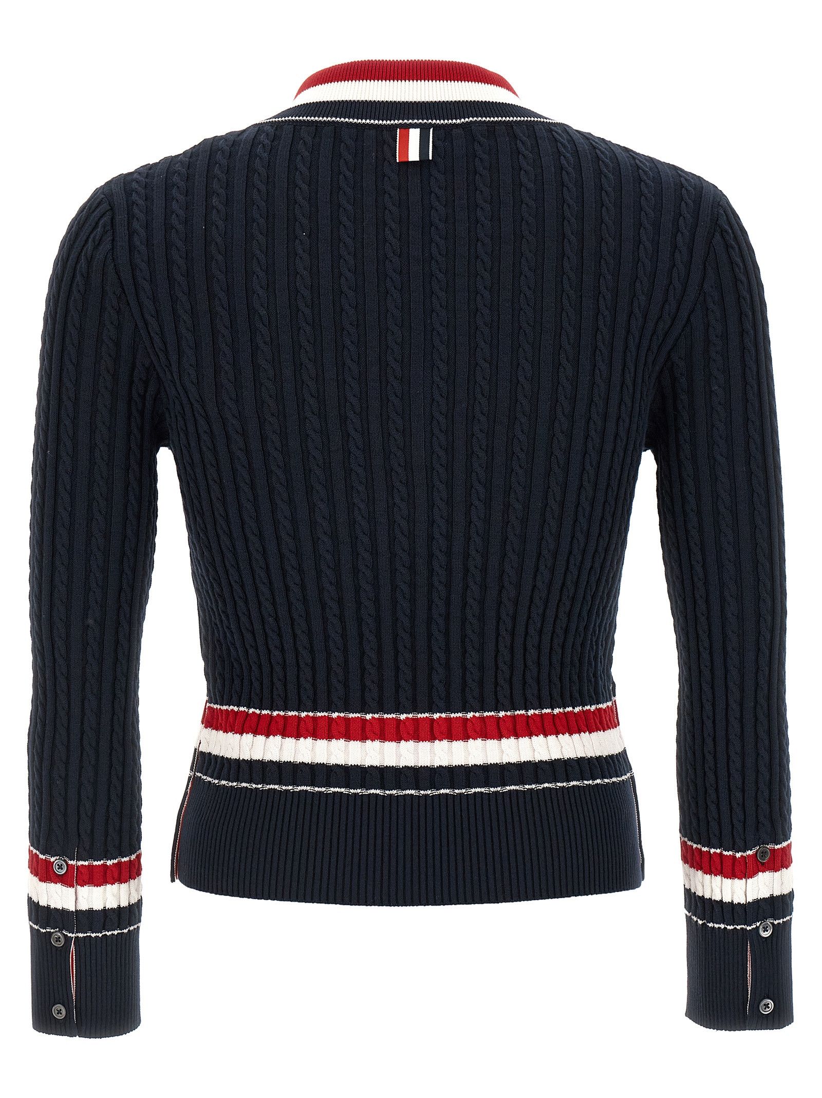 Thom Browne Rwb Intarsia Sweater Size US S / EU 44-46 / 1 - 2 Thumbnail