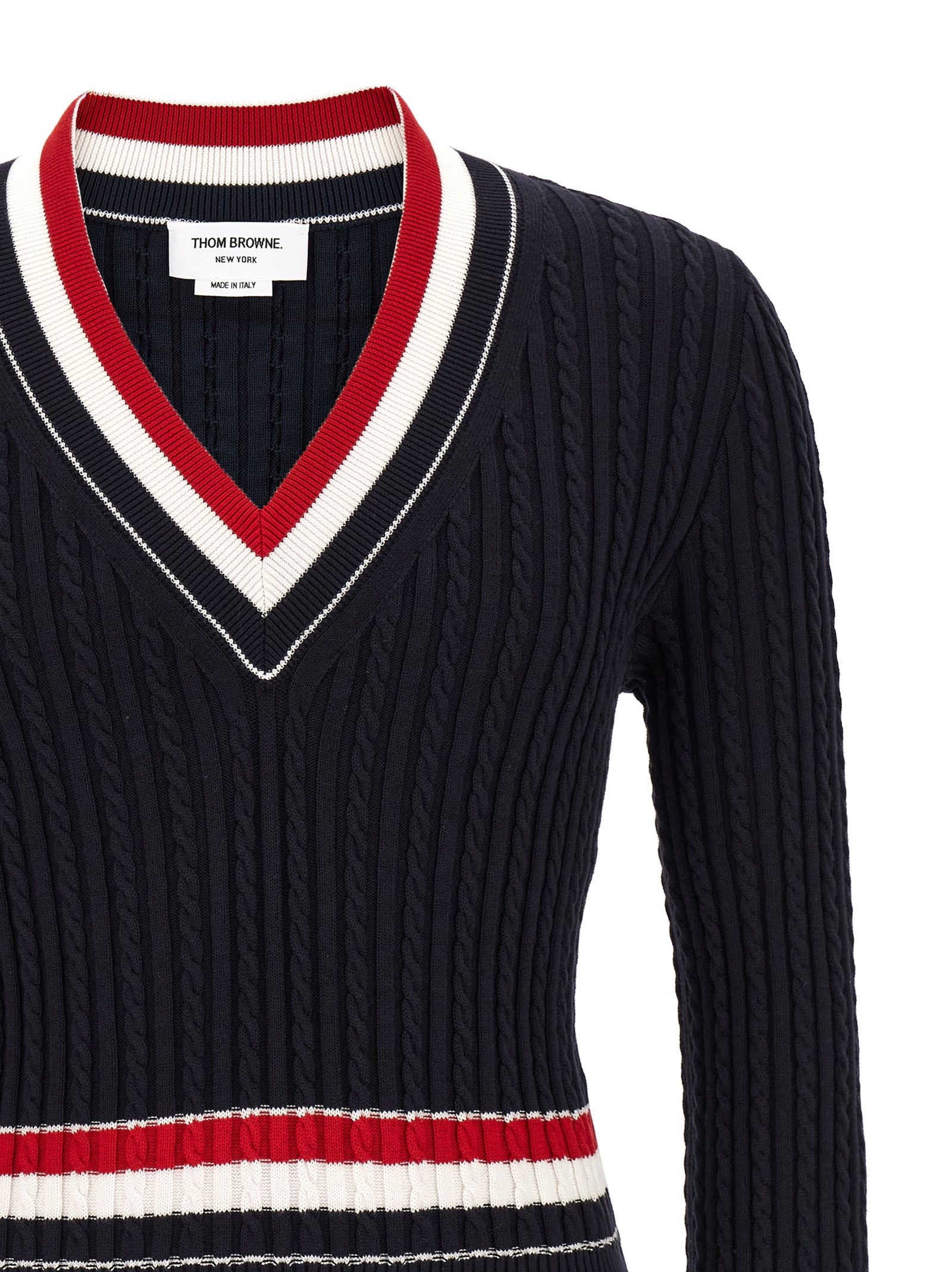 Thom Browne Rwb Intarsia Sweater Size US M / EU 48-50 / 2 - 3 Thumbnail