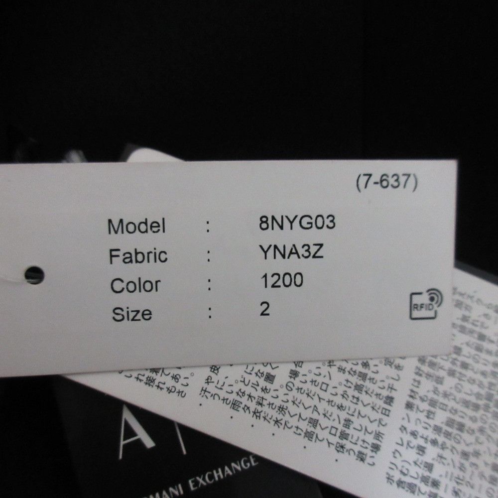 Armani Armani Armani Exchange 1B Tailored Jacket Textile Outerwear 8NYG03 DUTY FREE for USA Size ONE SIZE - 15 Thumbnail