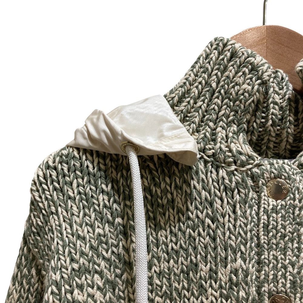 Moncler Moncler Moncler Knit 2way Cardigan Textile Outerwear J10939B00023 DUTY FREE for USA Size ONE SIZE - 2 Thumbnail