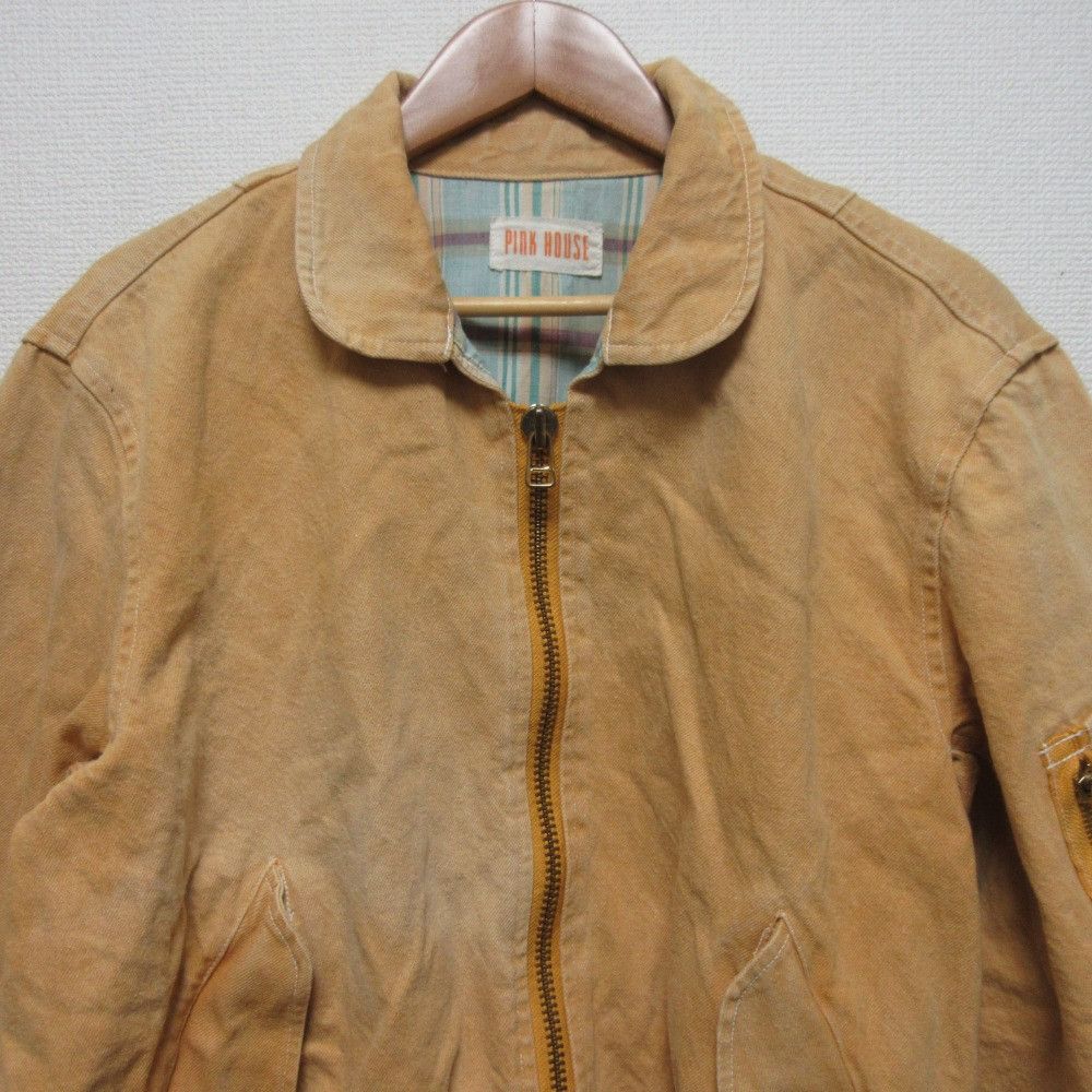 Other Other PINK HOUSE Denim Bomber Jacket Textile Outerwear DUTY FREE for USA Size ONE SIZE - 4 Thumbnail