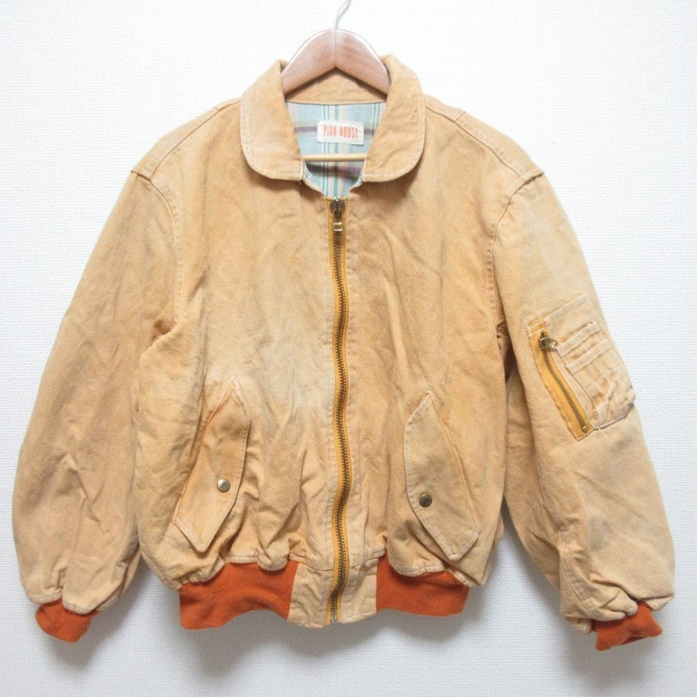 Other Other PINK HOUSE Denim Bomber Jacket Textile Outerwear DUTY FREE for USA Size ONE SIZE - 2 Thumbnail