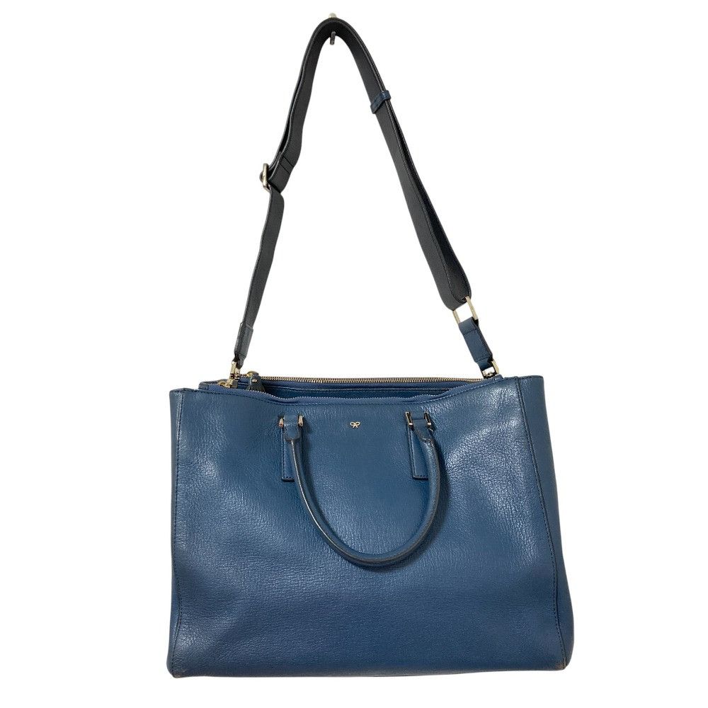 Other Other Anya Hindmarch 2way Handbag Leather Shoulder Bag DUTY FREE for USA Size ONE SIZE - 7 Thumbnail