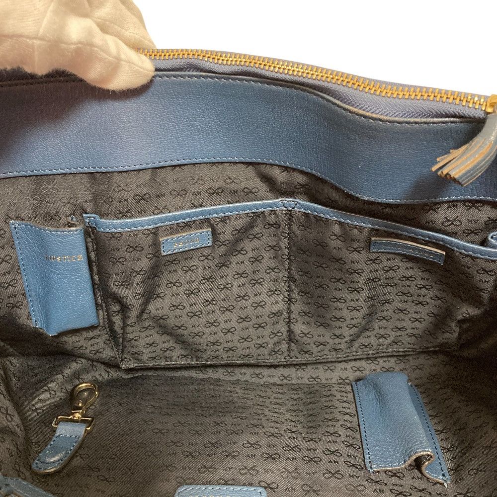 Other Other Anya Hindmarch 2way Handbag Leather Shoulder Bag DUTY FREE for USA Size ONE SIZE - 12 Thumbnail