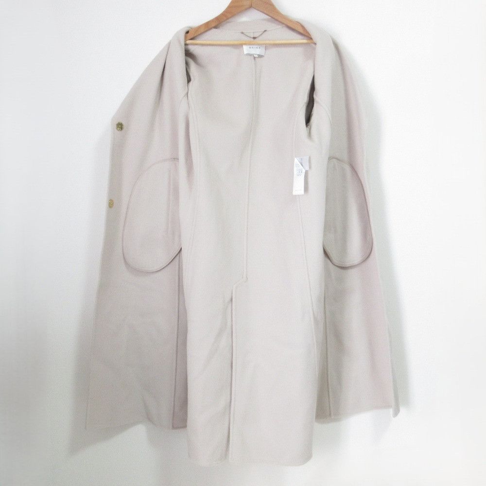Other Other BEIGE BUCI Wool Coat Textile Outerwear DUTY FREE for USA Size ONE SIZE - 4 Thumbnail