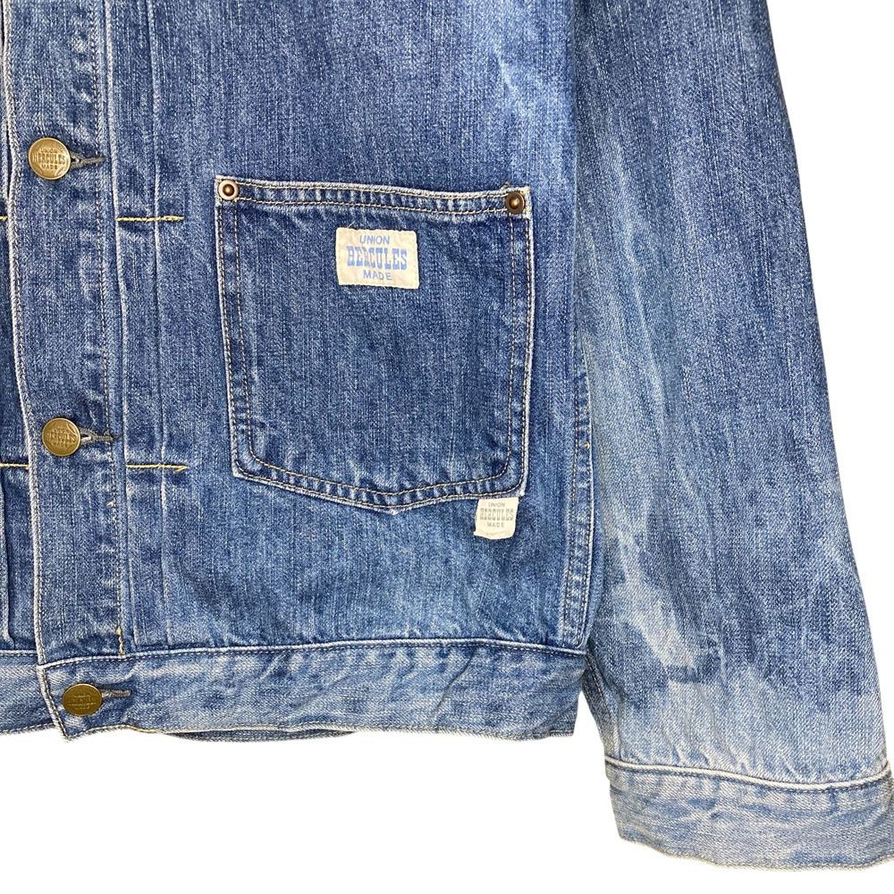 Other Other Johnbull UNION HERCULES MADE Denim Jacket Textile Outerwear HE251L02 DUTY FREE for USA Size ONE SIZE - 4 Thumbnail