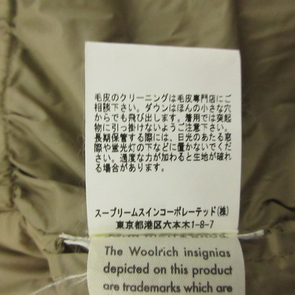 Other Other Woolrich Raccoon Fur Down Coat Textile Outerwear DUTY FREE for USA Size ONE SIZE - 11 Thumbnail