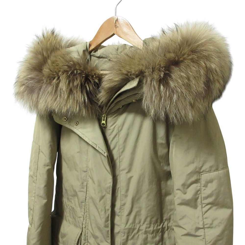 Other Other Woolrich Raccoon Fur Down Coat Textile Outerwear DUTY FREE for USA Size ONE SIZE - 4 Thumbnail