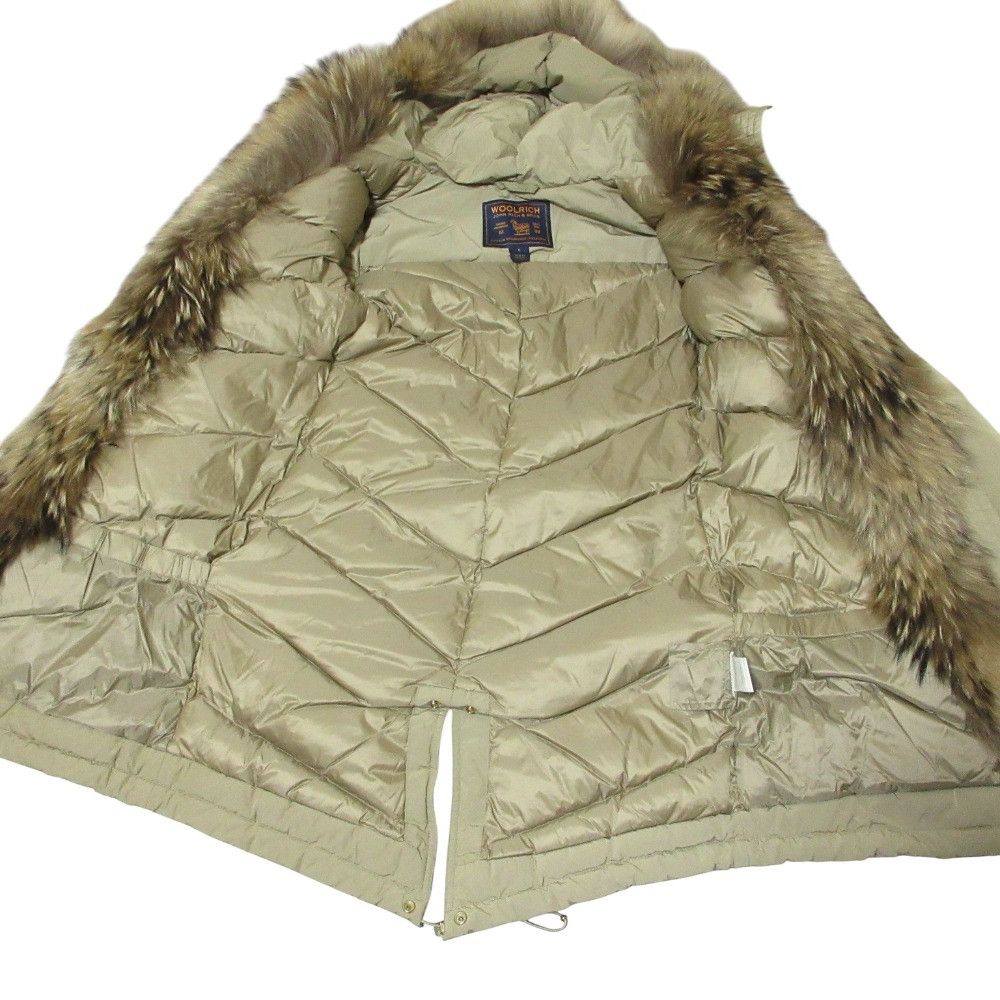 Other Other Woolrich Raccoon Fur Down Coat Textile Outerwear DUTY FREE for USA Size ONE SIZE - 7 Thumbnail
