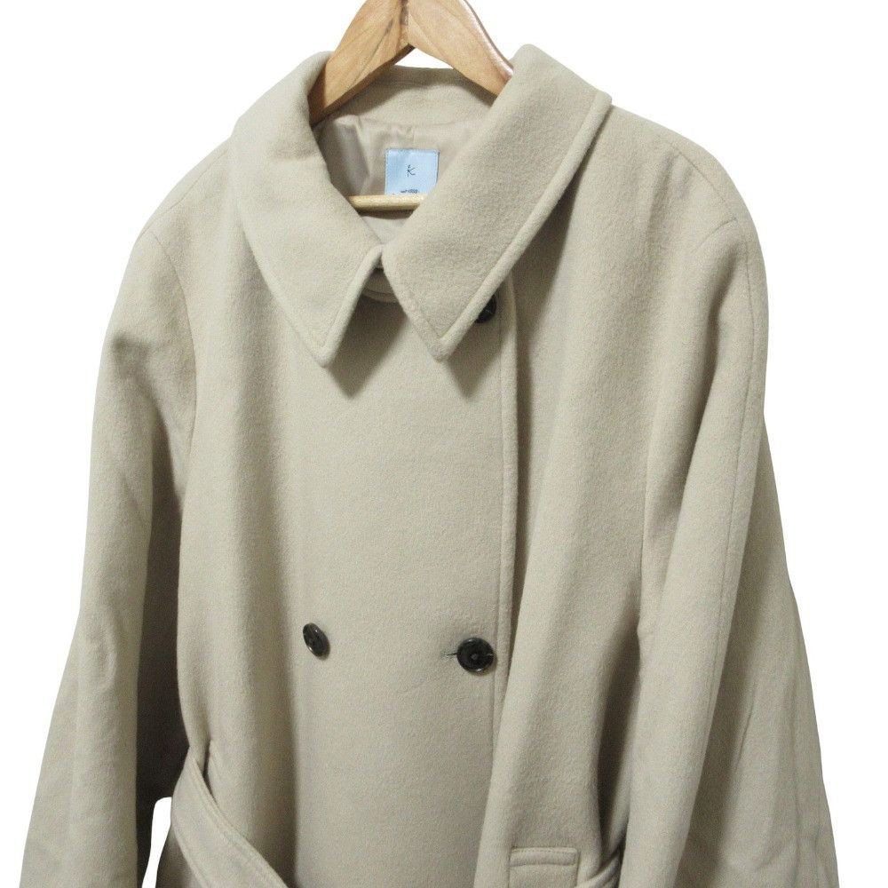 Other Other Kumikyoku Wool Double-breasted Belted Long Coat Textile Outerwear DUTY FREE for USA Size ONE SIZE - 4 Thumbnail