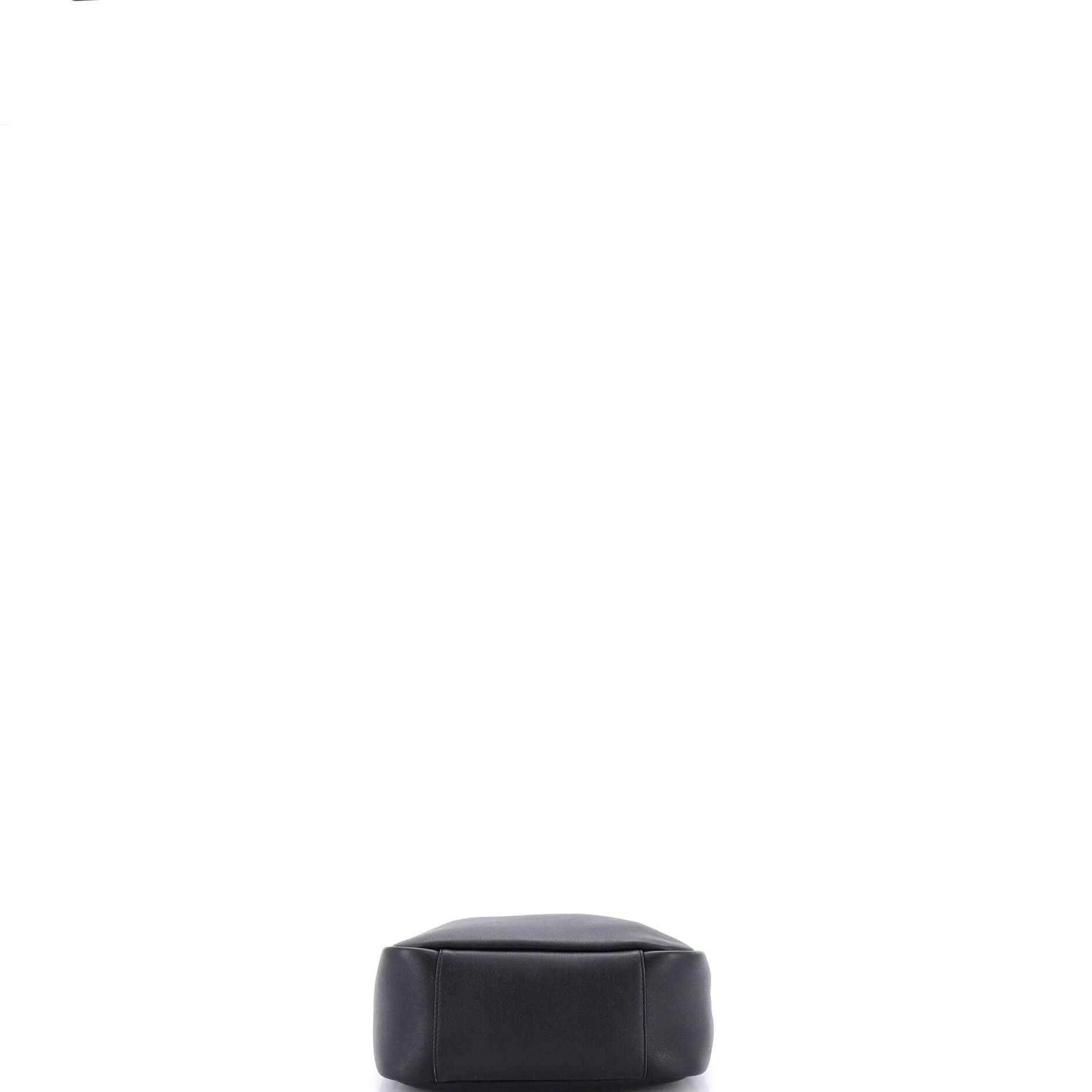 Saint Laurent Paris Le 5 a 7 Supple Hobo Leather Small Size ONE SIZE - 3 Thumbnail