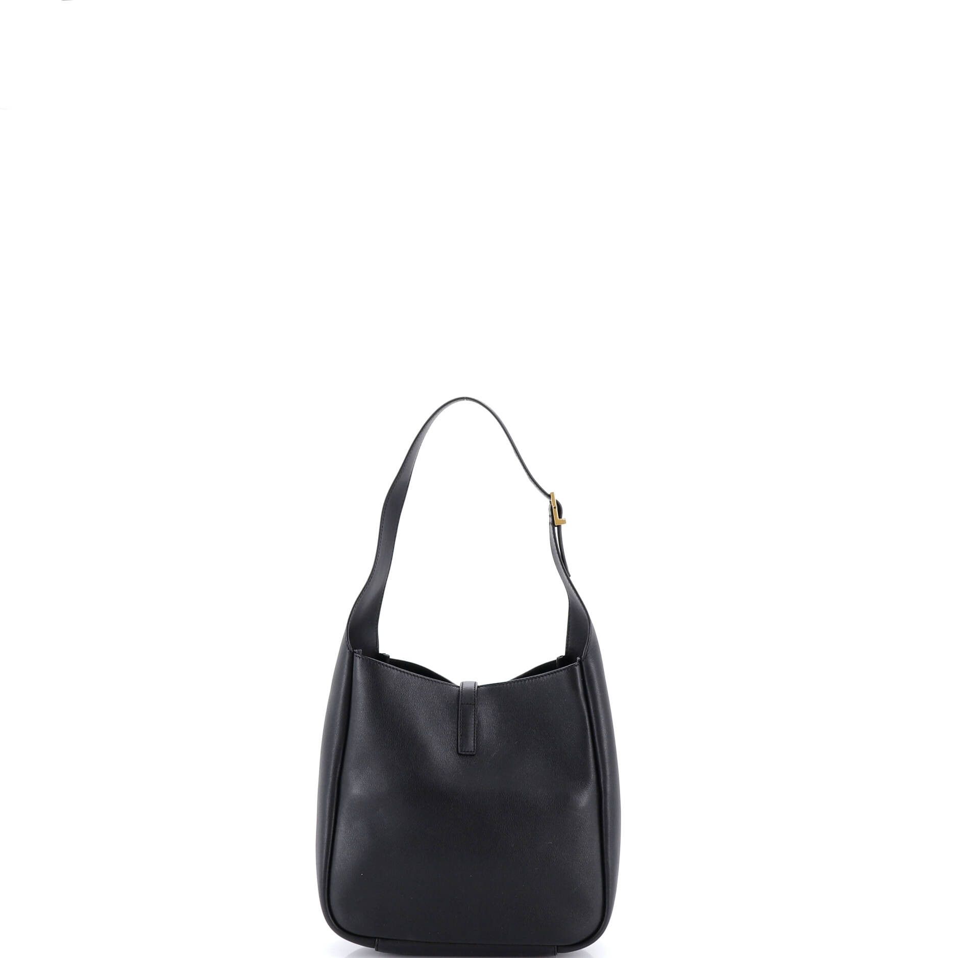Saint Laurent Paris Le 5 a 7 Supple Hobo Leather Small Size ONE SIZE - 2 Thumbnail