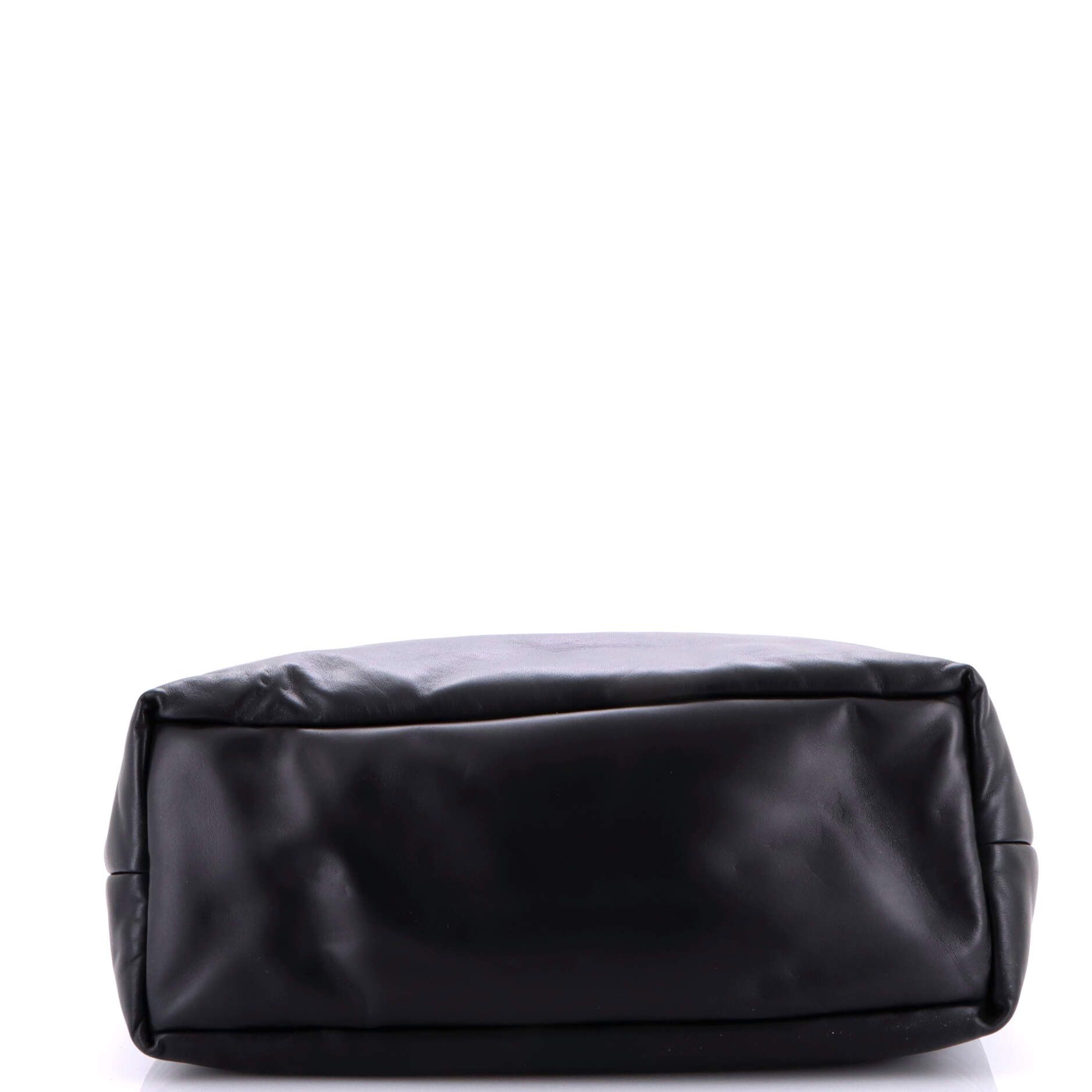 Saint Laurent Paris Debossed Logo Tote Padded Leather Size ONE SIZE - 3 Thumbnail