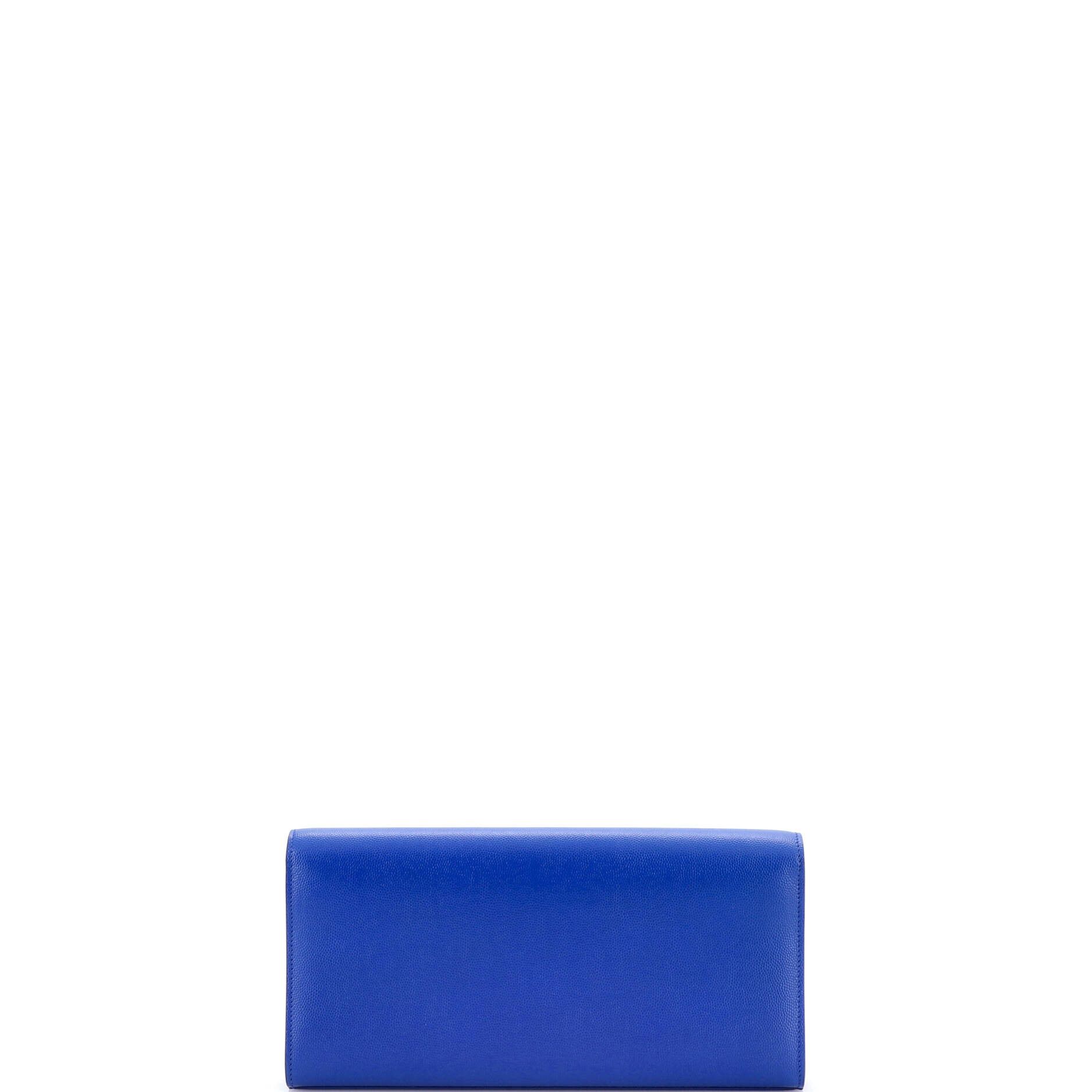 Saint Laurent Paris Classic Monogram Clutch Leather Long Size ONE SIZE - 2 Thumbnail