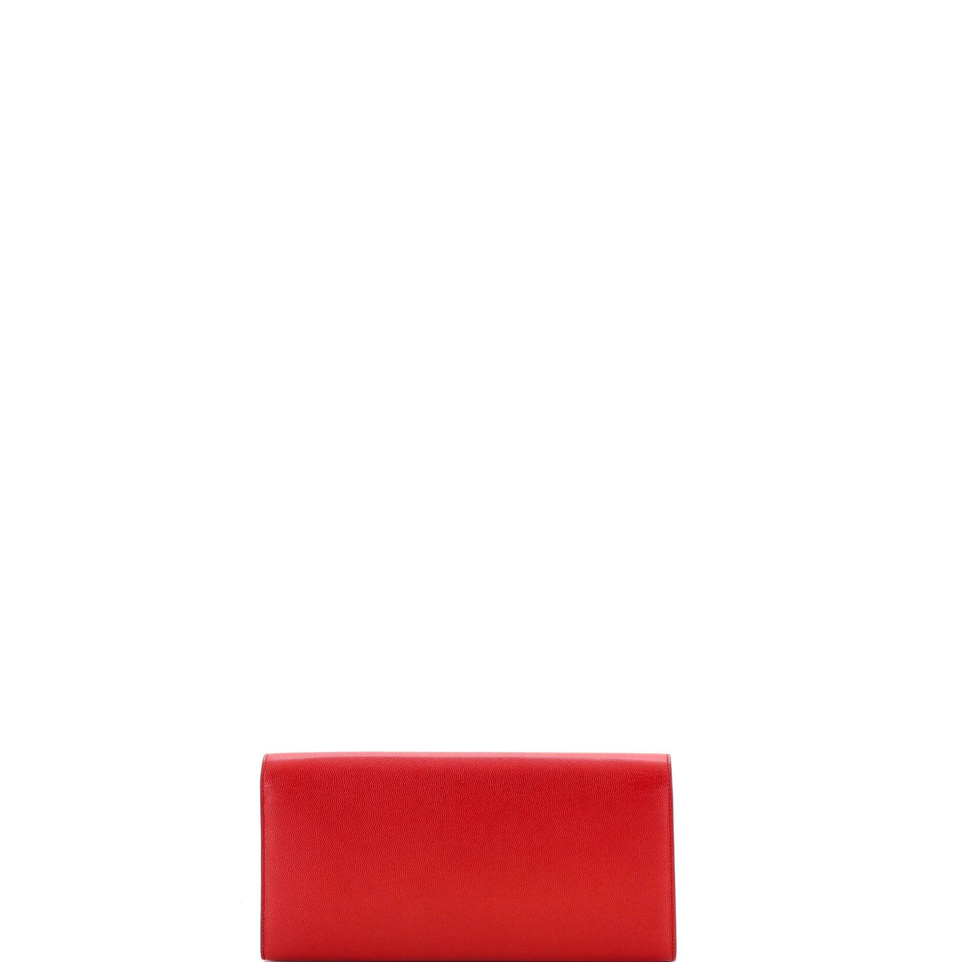 Saint Laurent Paris Classic Monogram Clutch Leather Long Size ONE SIZE - 2 Thumbnail