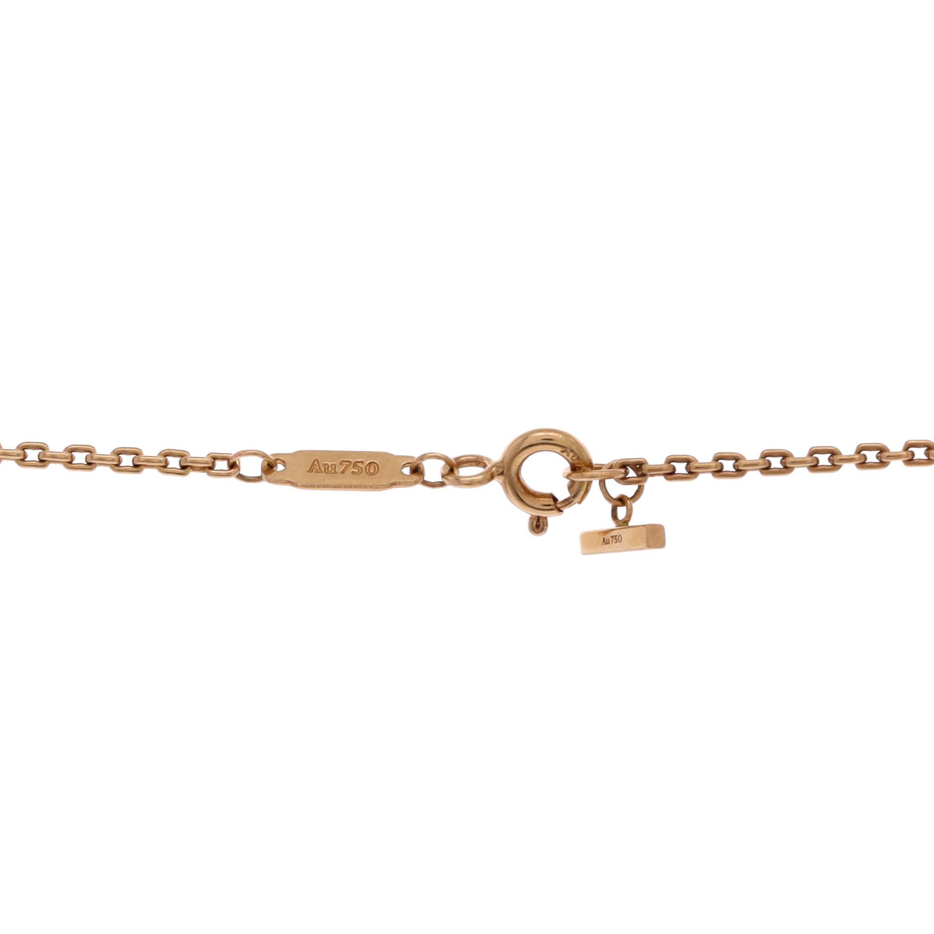 Tiffany & Co. T Smile Pendant Necklace Rose Gold Extra Large Size ONE SIZE - 2 Thumbnail