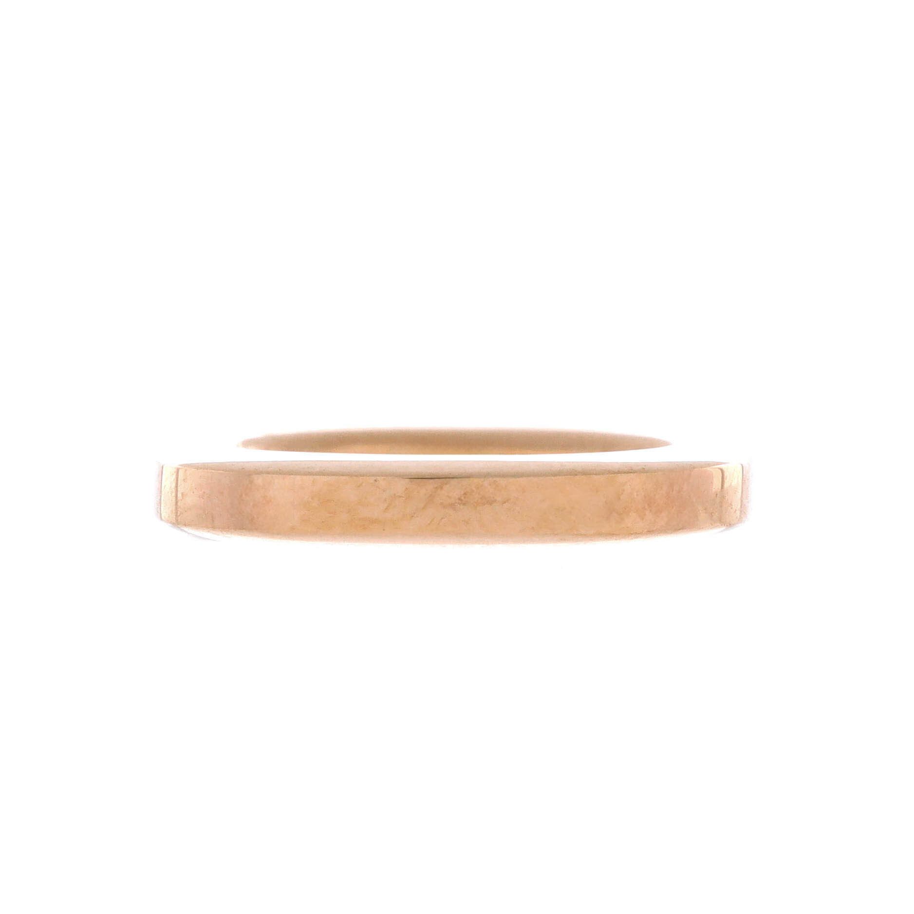 Tiffany & Co. Lock Ring 18K Rose Gold with Diamonds Size ONE SIZE - 2 Thumbnail