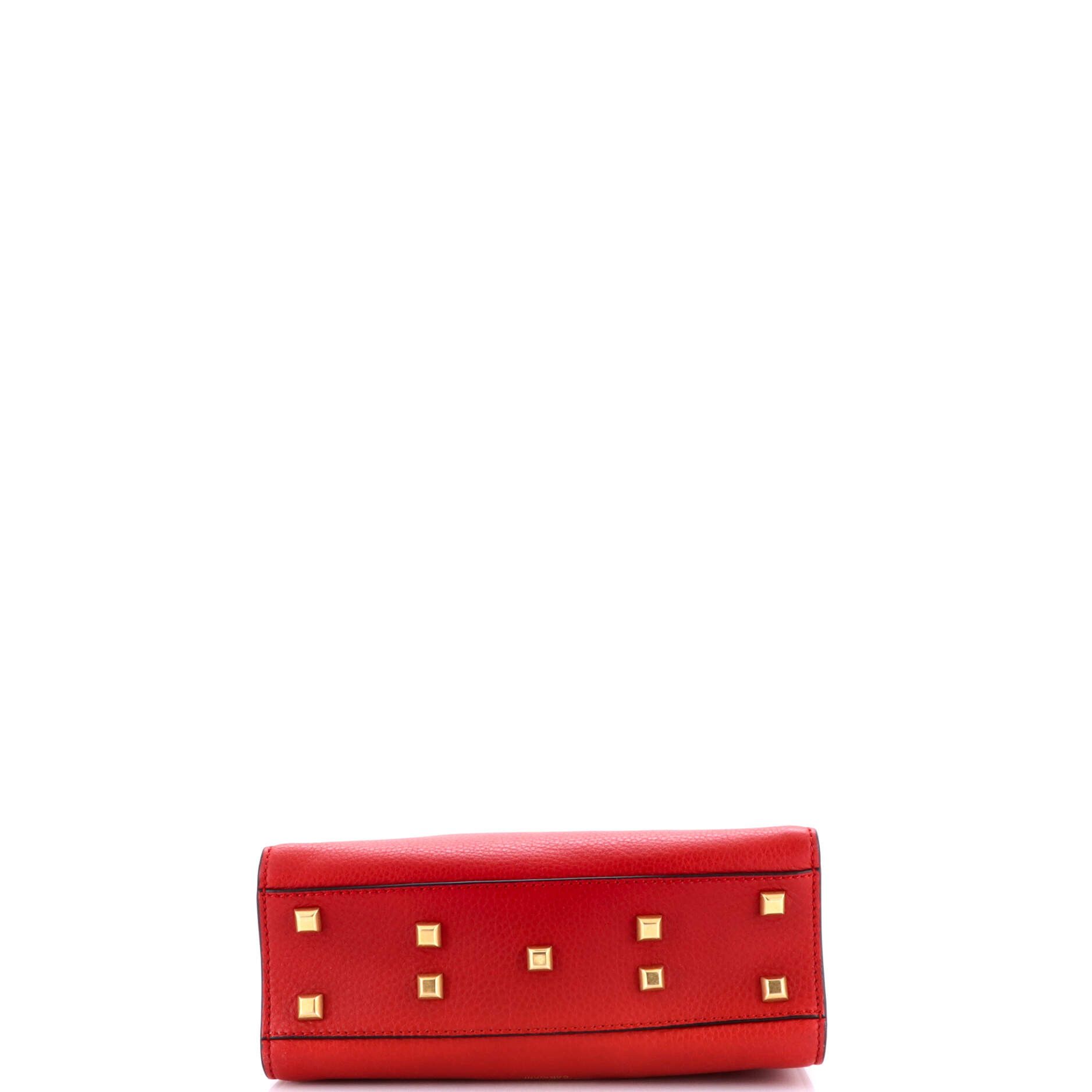 Valentino My Rockstud Satchel Leather with Beaded Detail Small Size ONE SIZE - 3 Thumbnail