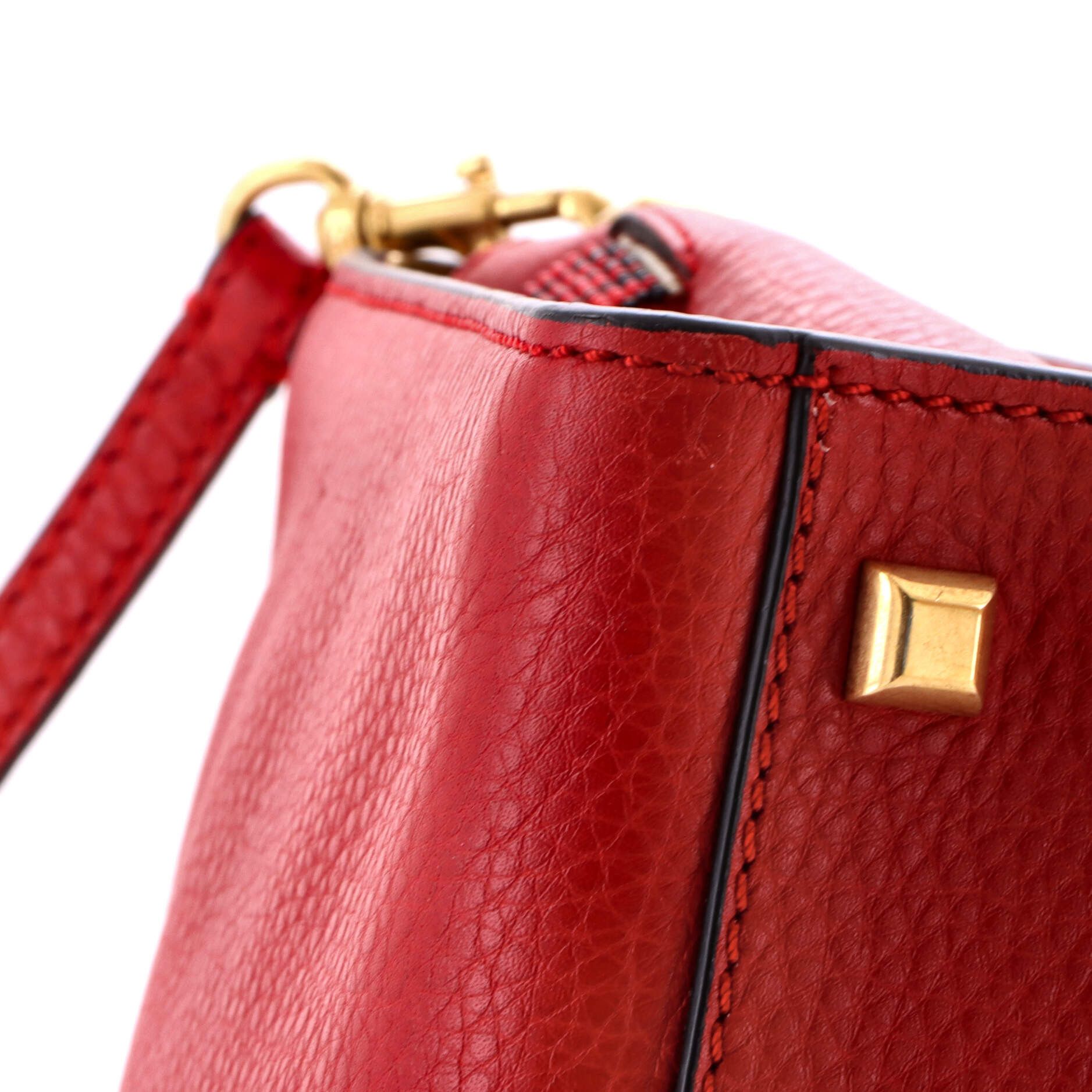 Valentino My Rockstud Satchel Leather with Beaded Detail Small Size ONE SIZE - 5 Thumbnail