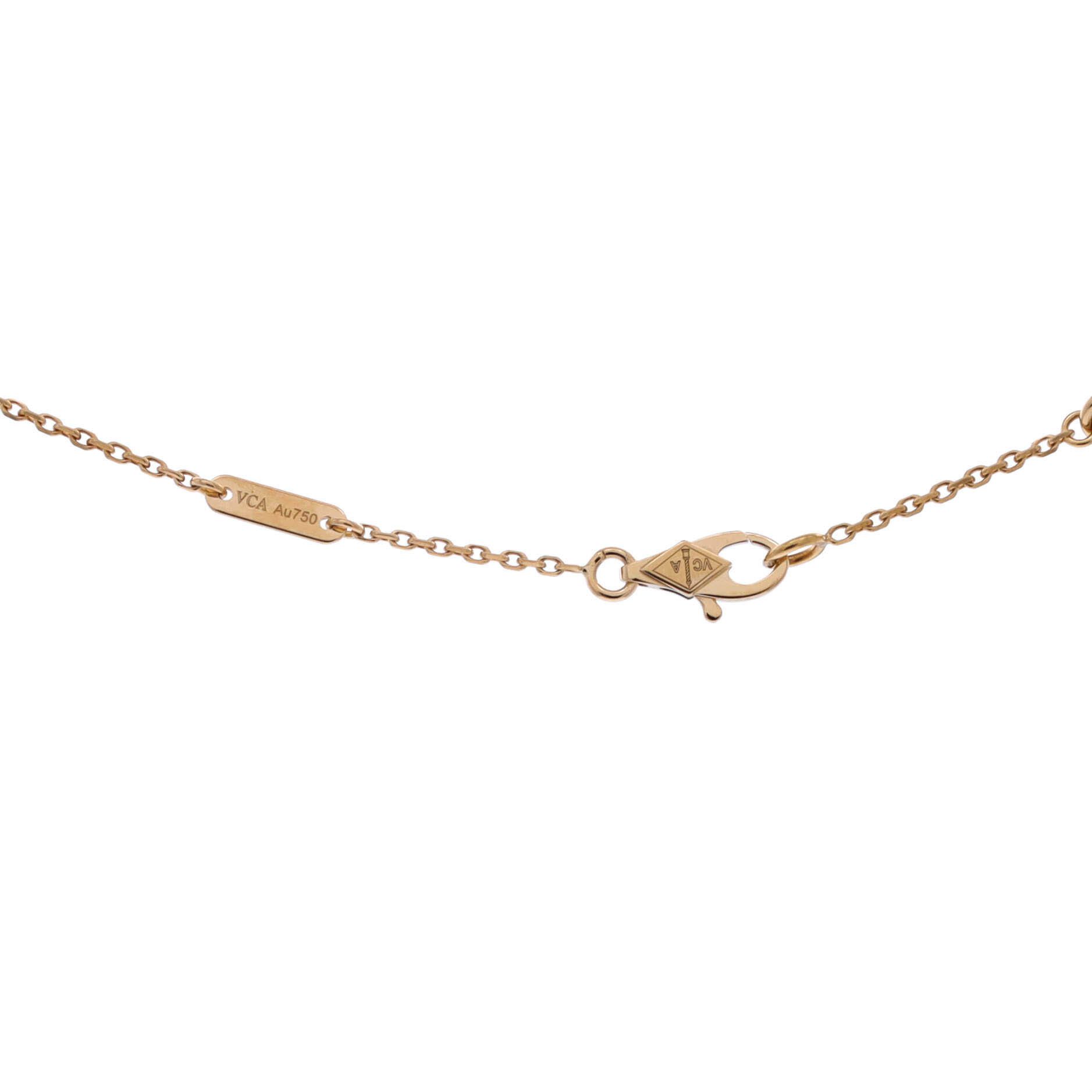 Van Cleef & Arpels Sweet Alhambra Butterfly Pendant Necklace 18K Yellow Gold an Size ONE SIZE - 3 Thumbnail