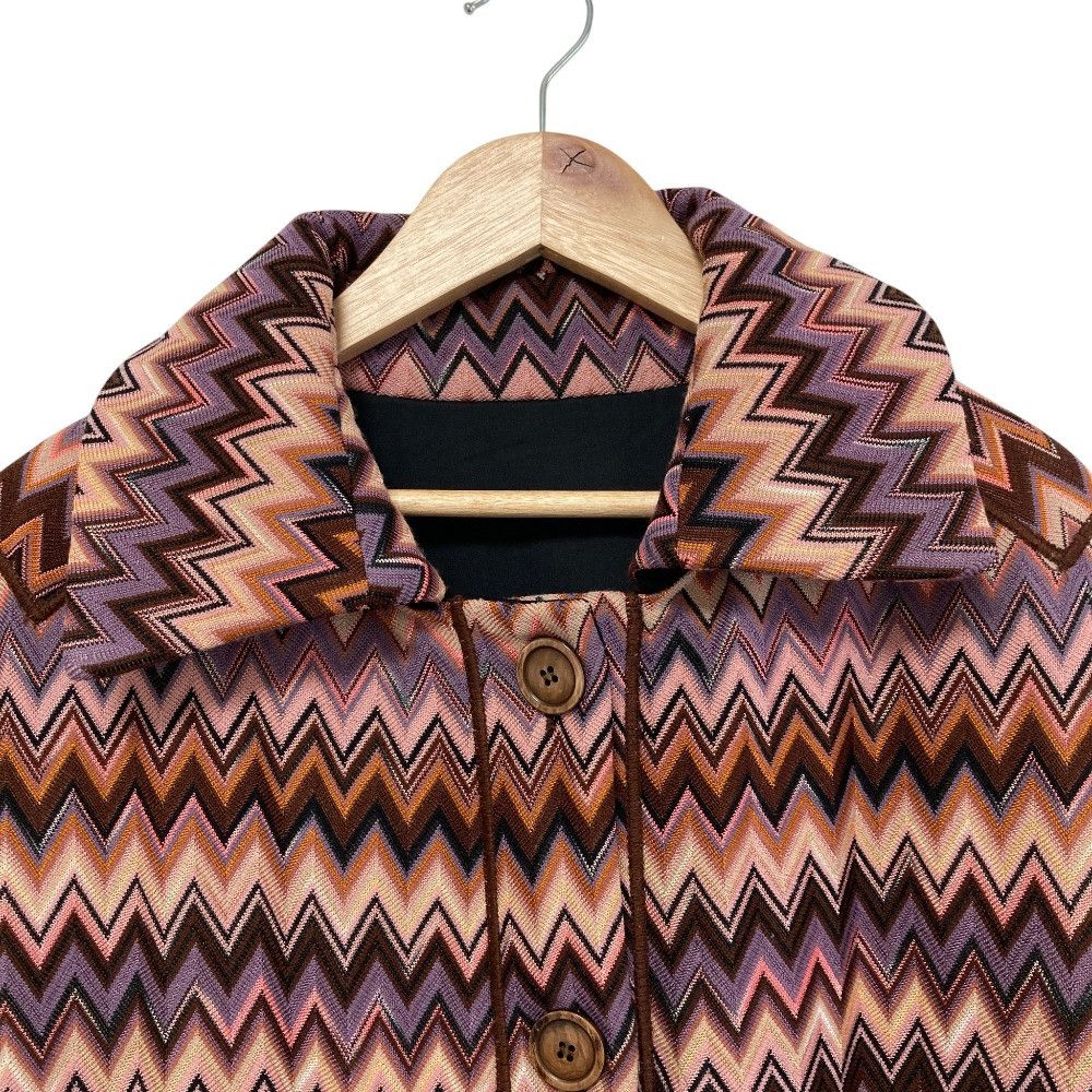 Other Other Missoni Chevron Reversible Coat Textile Outerwear DUTY FREE for USA Size ONE SIZE - 6 Thumbnail