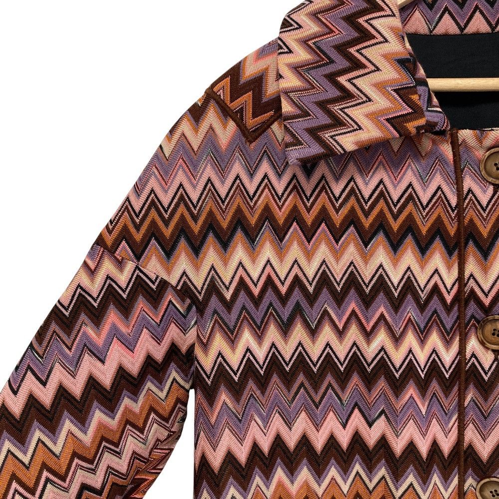 Other Other Missoni Chevron Reversible Coat Textile Outerwear DUTY FREE for USA Size ONE SIZE - 7 Thumbnail