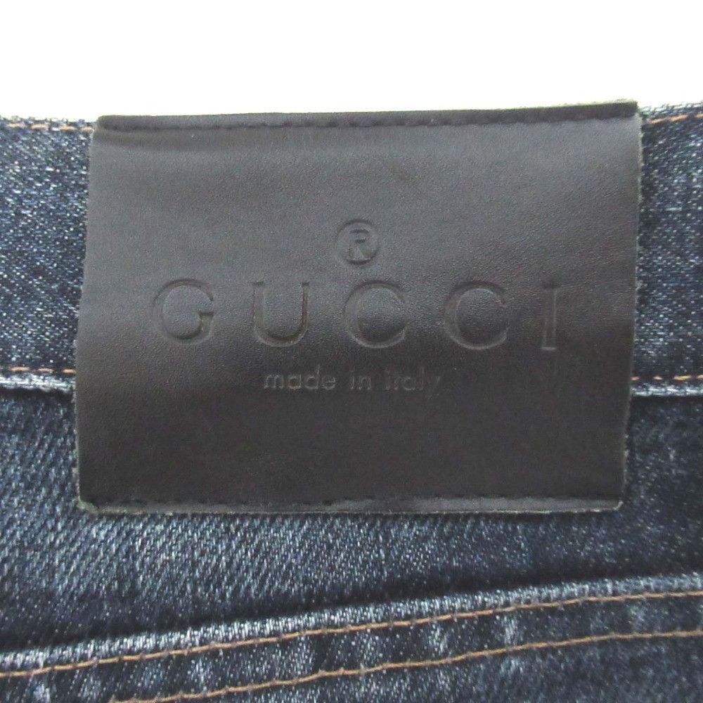 Gucci Gucci Gucci Flower Embroidery Denim Pants Textile Jeans DUTY FREE for USA Size ONE SIZE - 14 Thumbnail