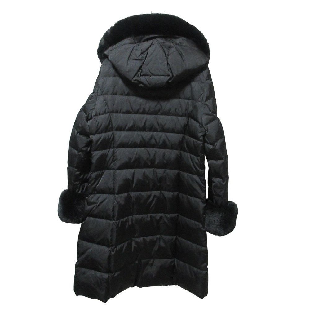 Other Other TO BE CHIC Fur Taffeta Long Down Coat Textile Outerwear DUTY FREE for USA Size ONE SIZE - 2 Thumbnail