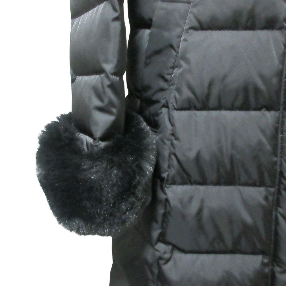 Other Other TO BE CHIC Fur Taffeta Long Down Coat Textile Outerwear DUTY FREE for USA Size ONE SIZE - 5 Thumbnail