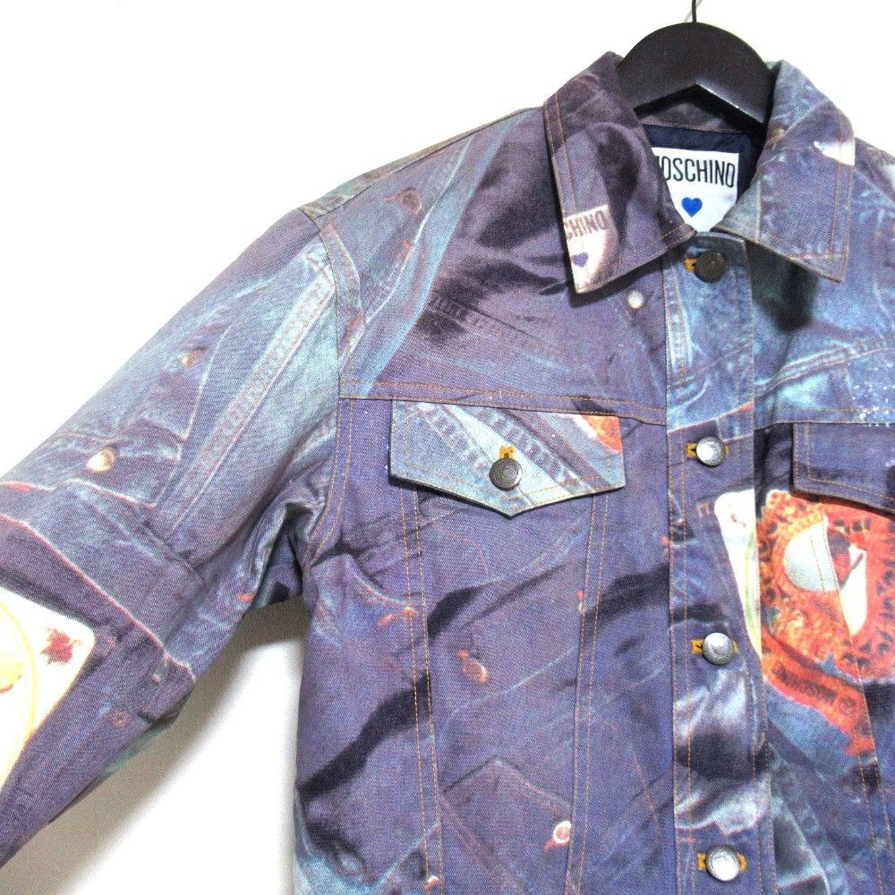Moschino Moschino Moschino Jeans Cotton Denim Jacket Textile Outerwear DUTY FREE for USA Size ONE SIZE - 3 Thumbnail