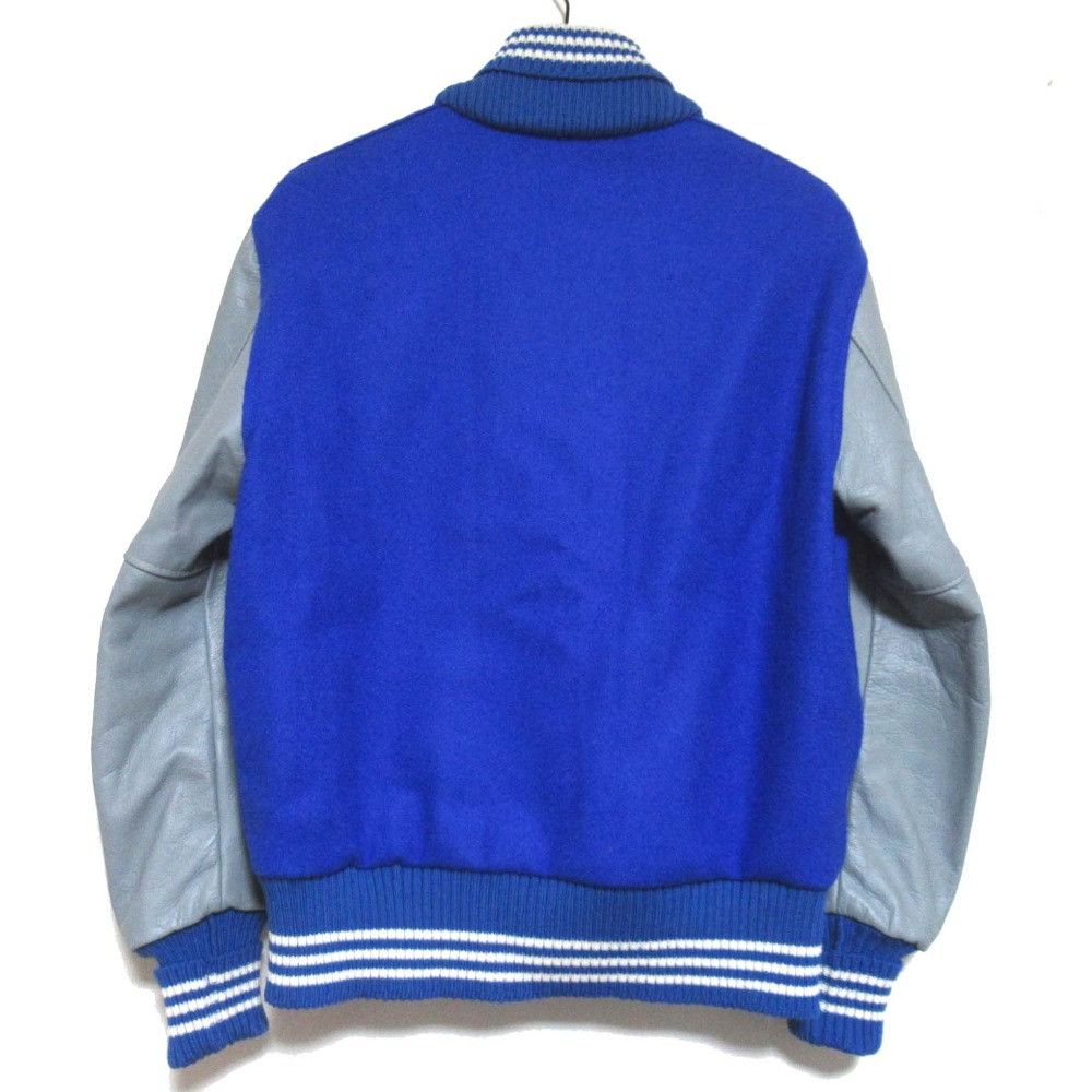 Other Other SKOOKUM Wool Leather Stadium Jacket Textile Outerwear DUTY FREE for USA Size ONE SIZE - 2 Thumbnail