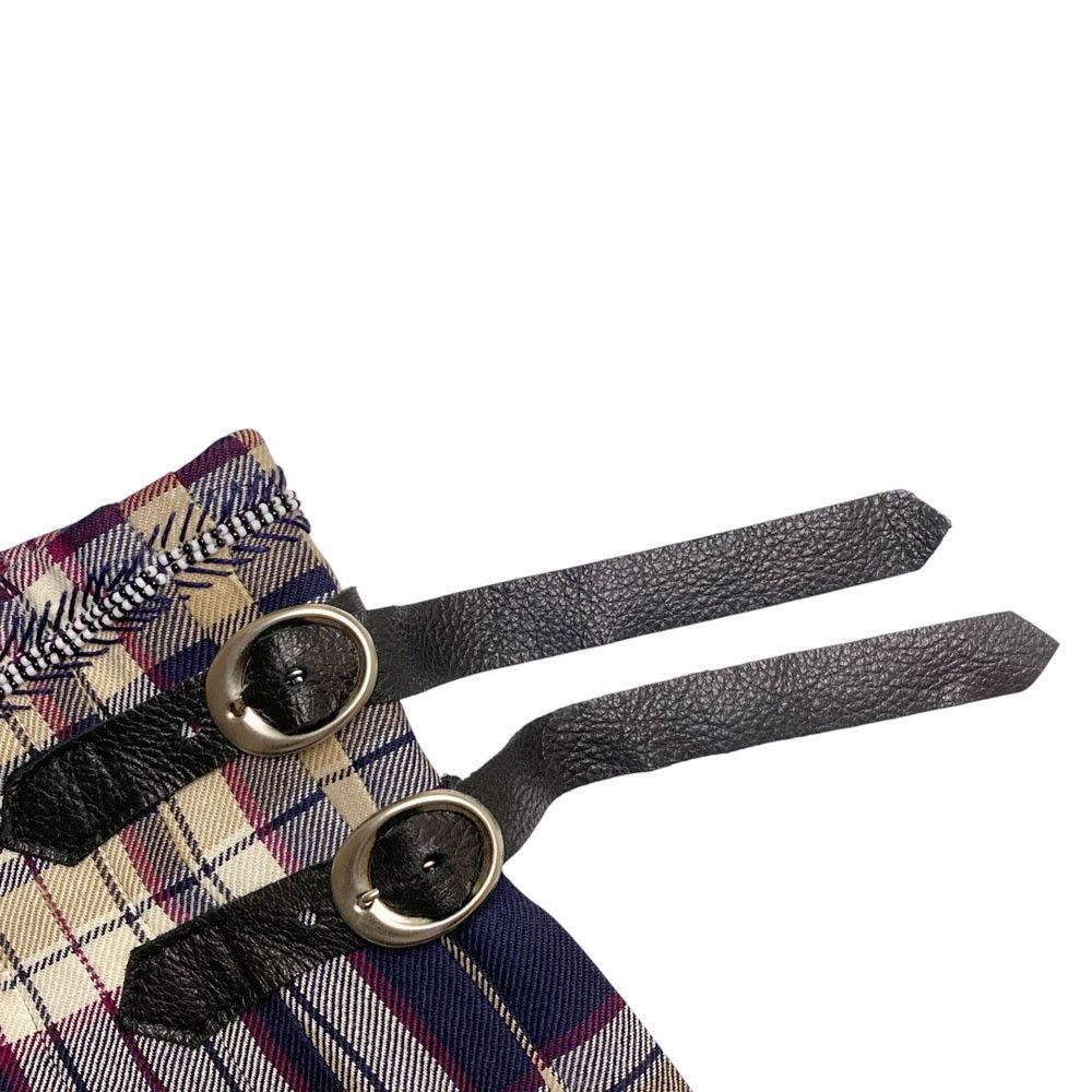 Other Other KEITA MARUYAMA Beads Embroidery Check Pleated Skirt Textile Skirts DUTY FREE for USA Size ONE SIZE - 5 Thumbnail